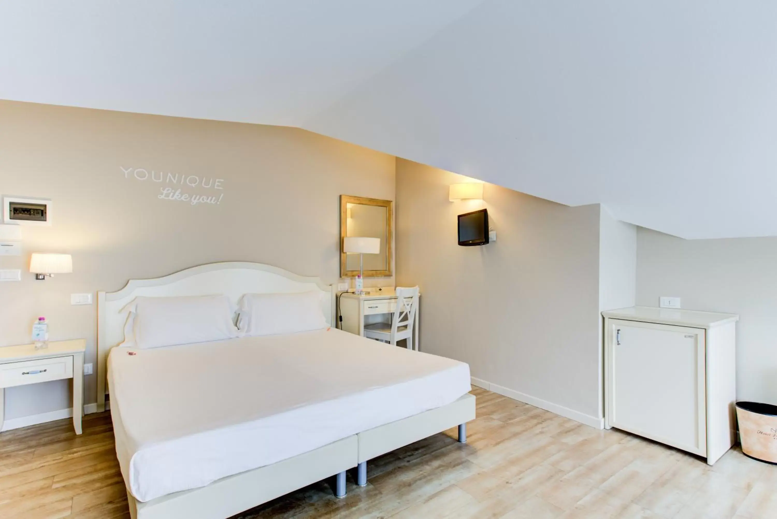 Economy Double Room - Attic in BeYou Hotel Villa Rosa Economy Double Room - Attic in BeYou Hotel Villa Rosa