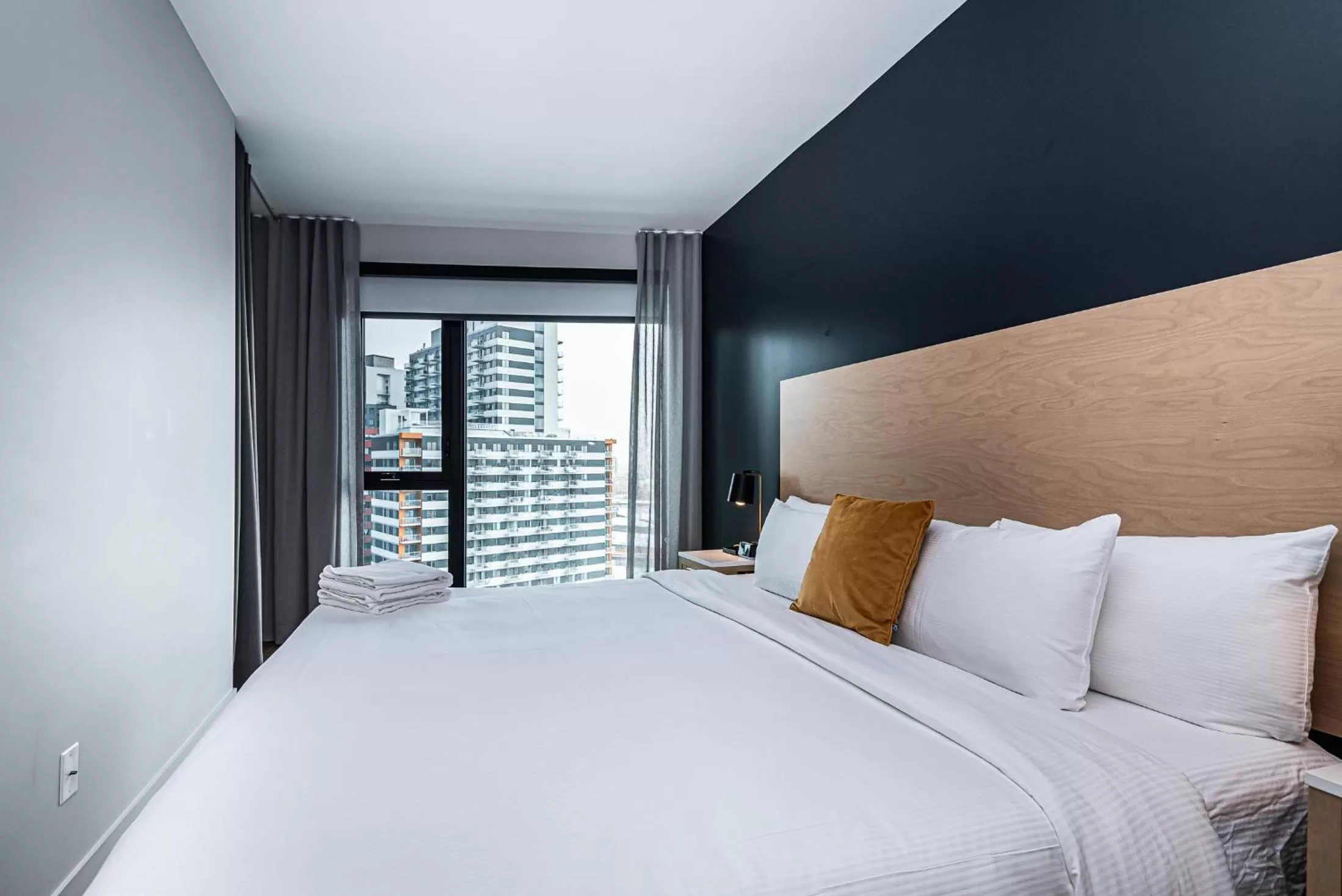 Bed in WERFY Luxury Apart-Hotel