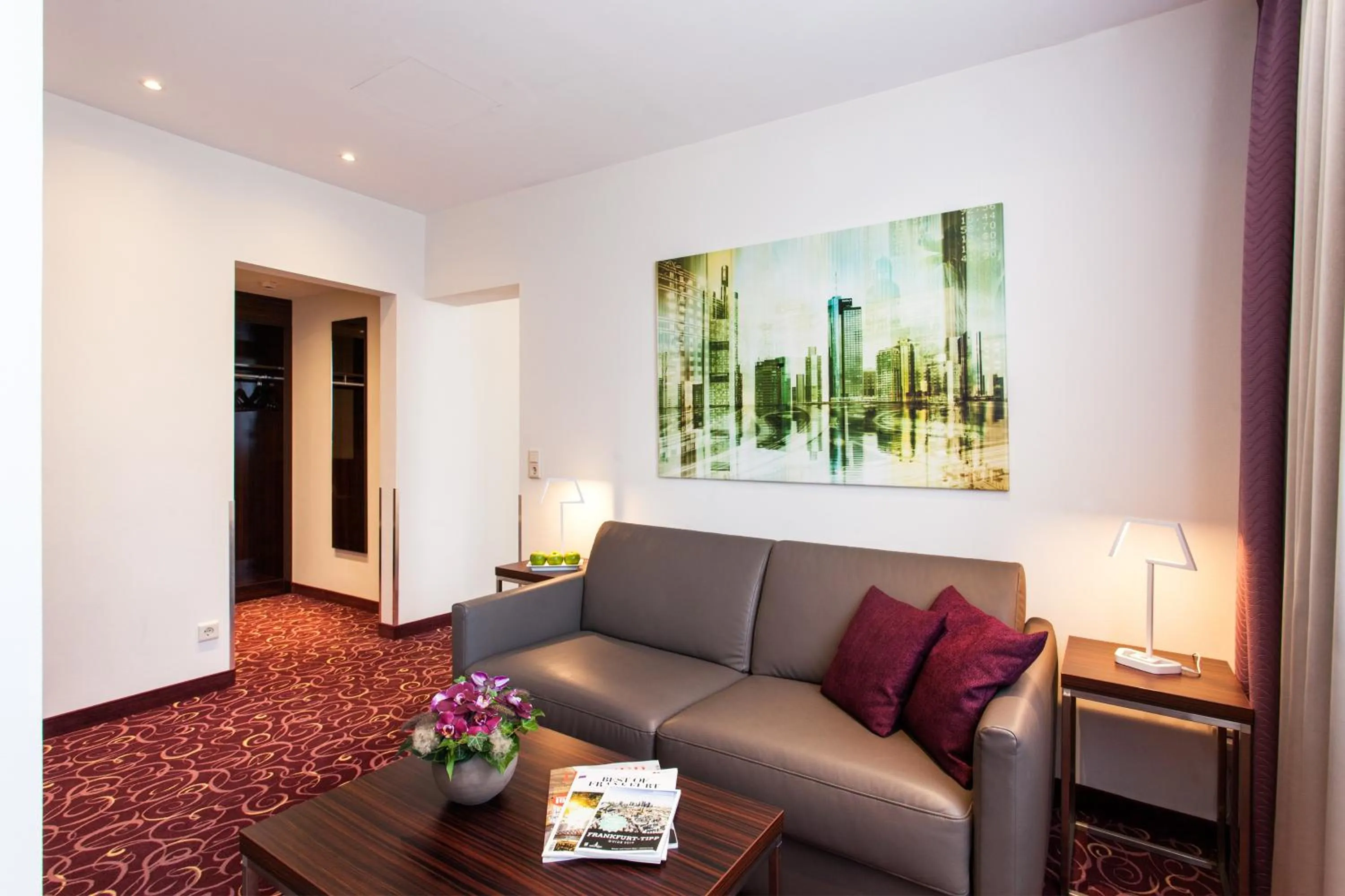 Living room in The Domicil Hotel Frankfurt City