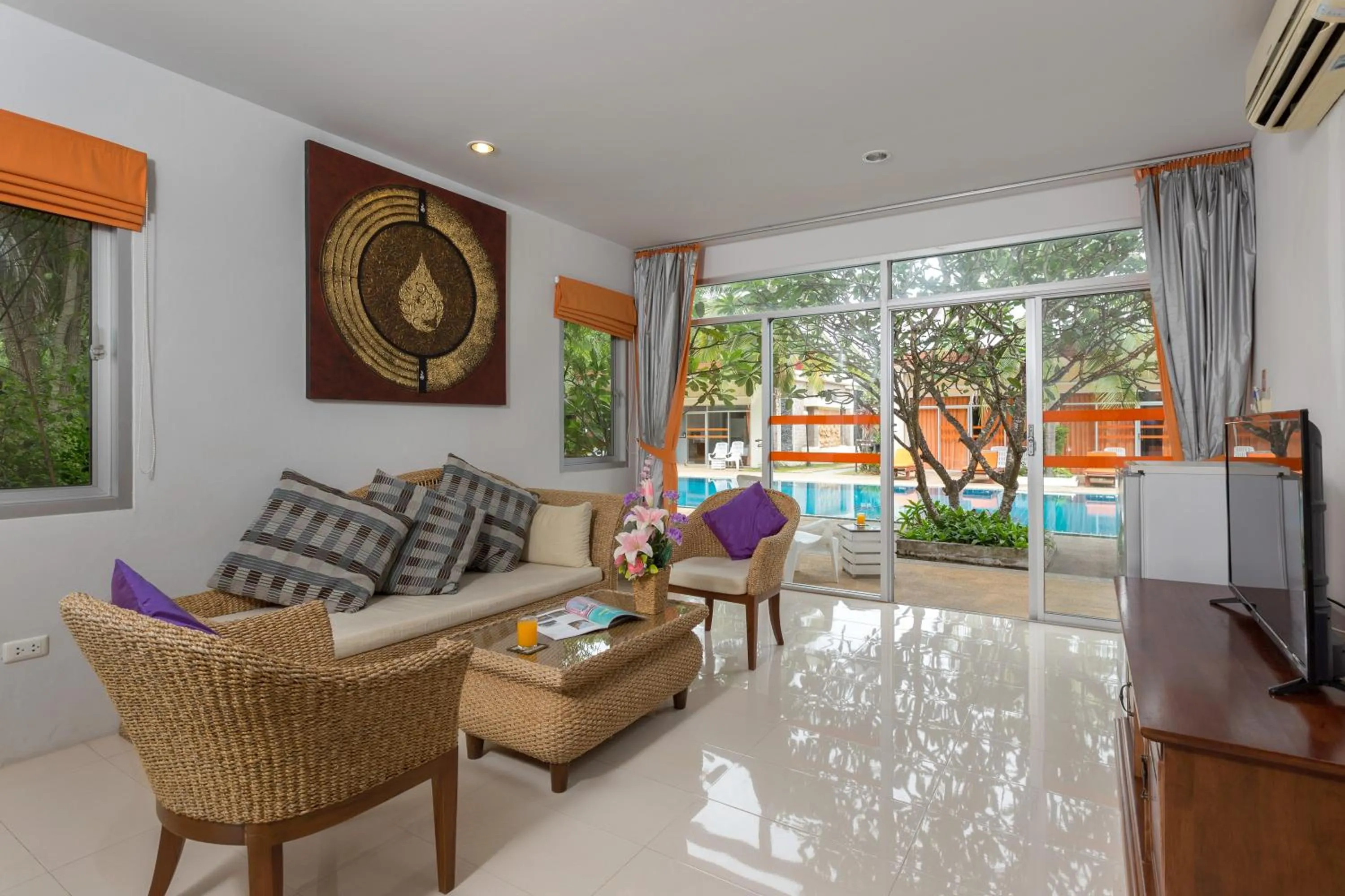 Living room in Phuket Sea Resort SHA Extra Plus