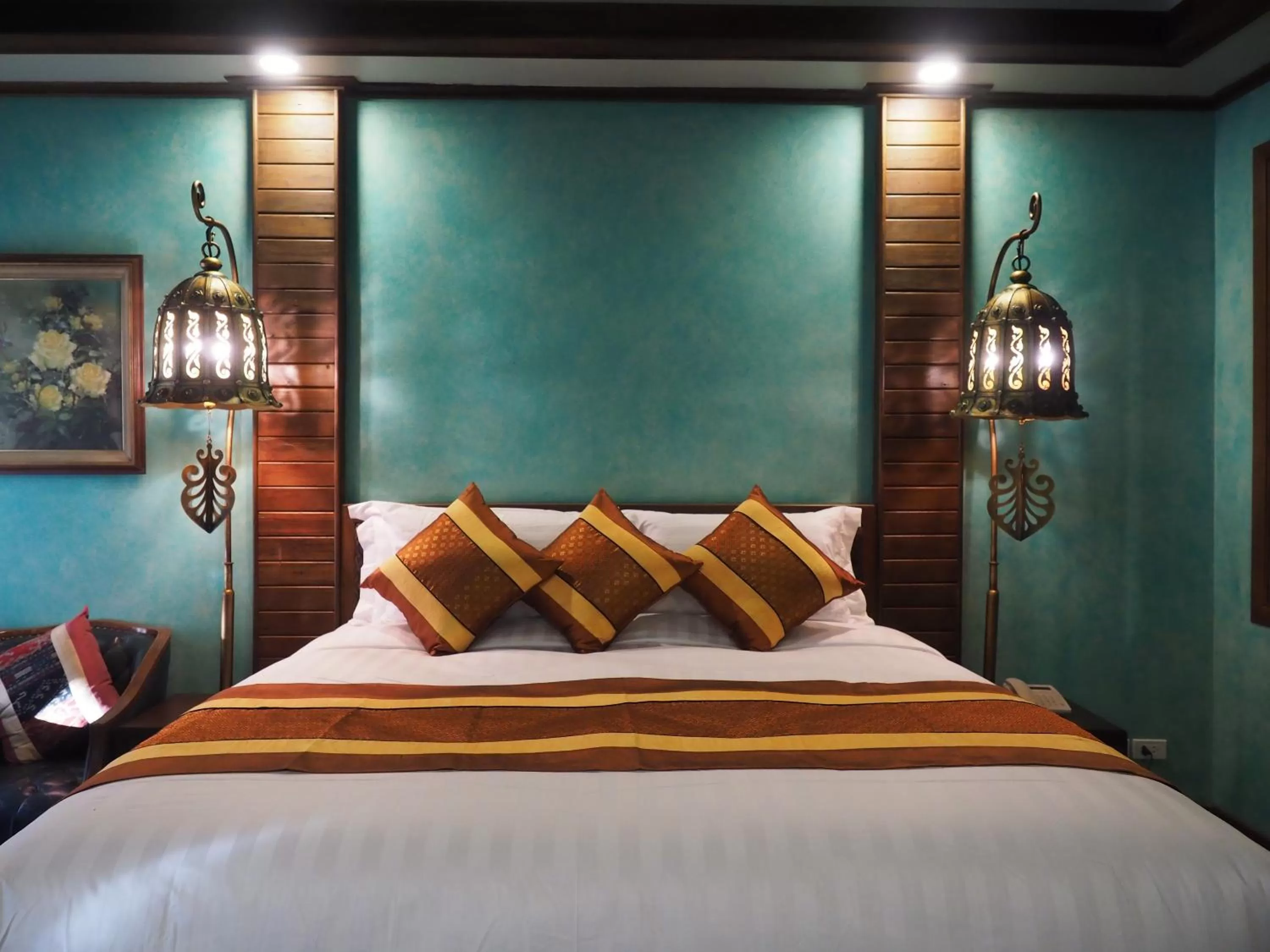 Bed in Amata Lanna Village อมตะล้านนาวิลเลจ