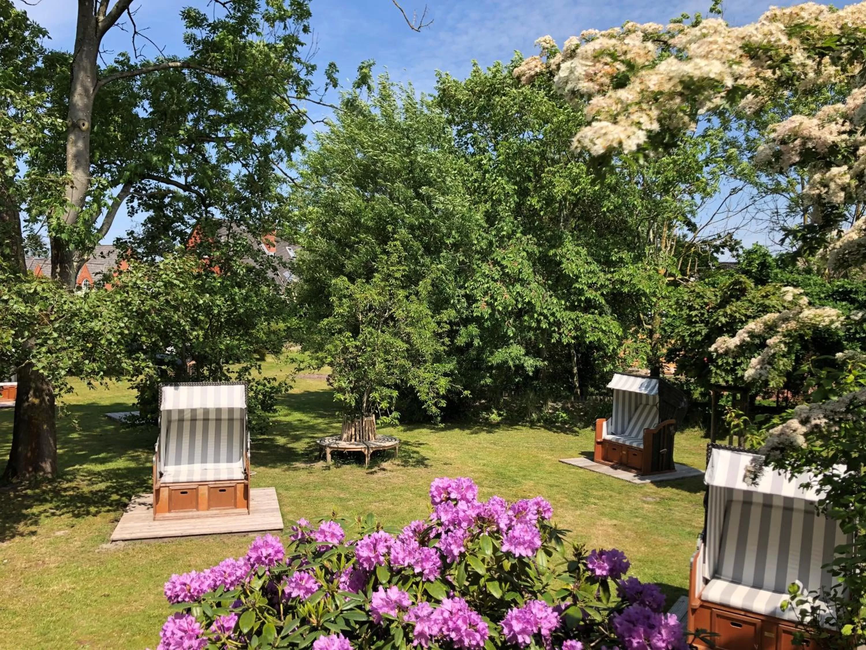 Garden in Das Frühstückshotel Sankt Peter-Ording