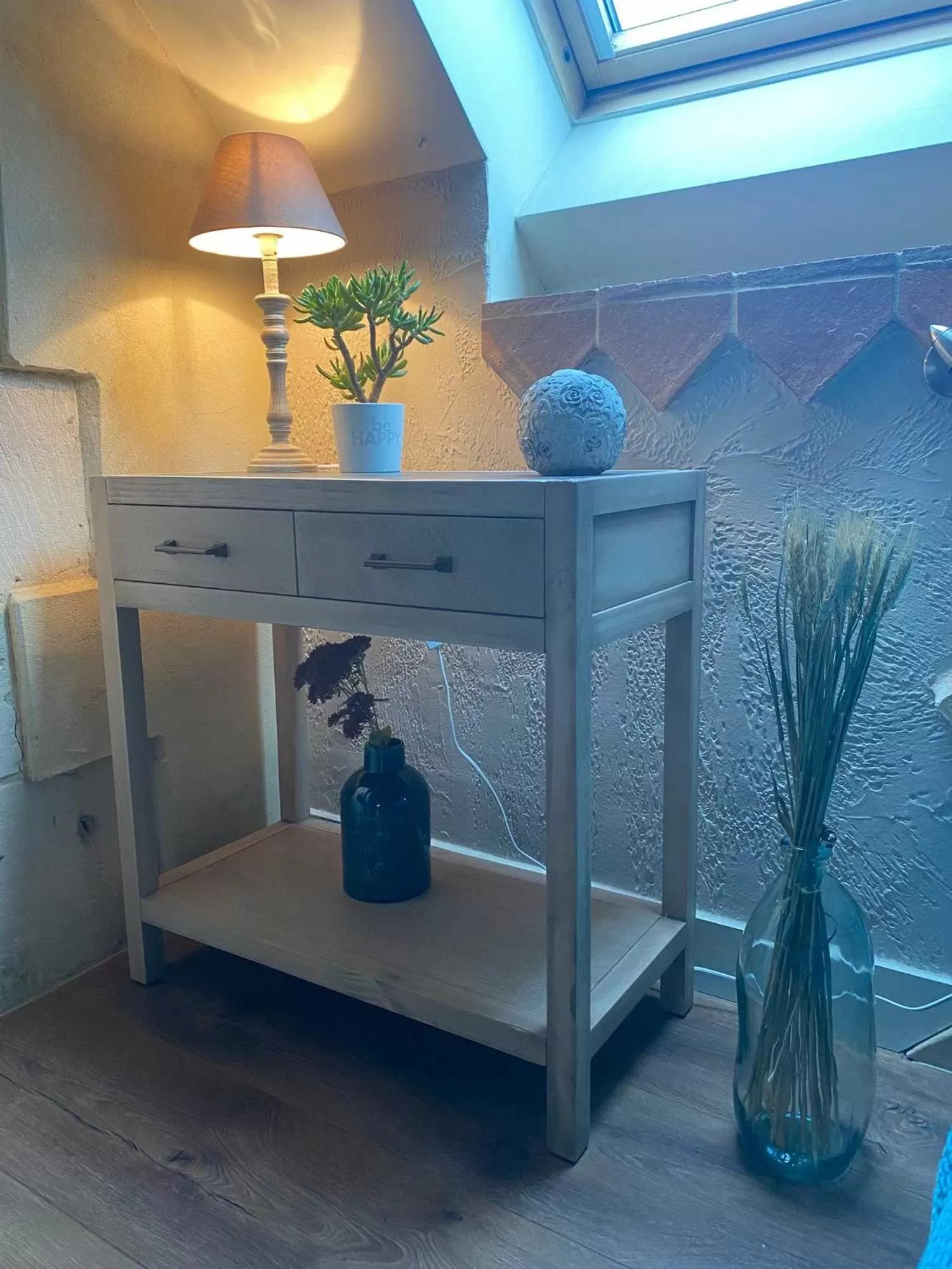 Decorative detail, Bed in Le mas Normand