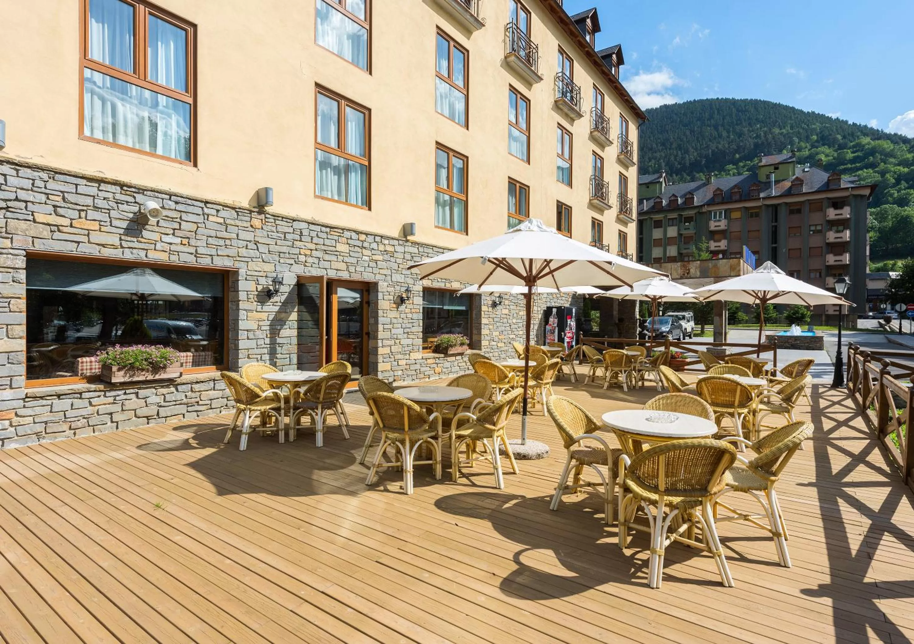 Balcony/Terrace in Hotel Vielha Val d'Aran, Affiliated by Meliá