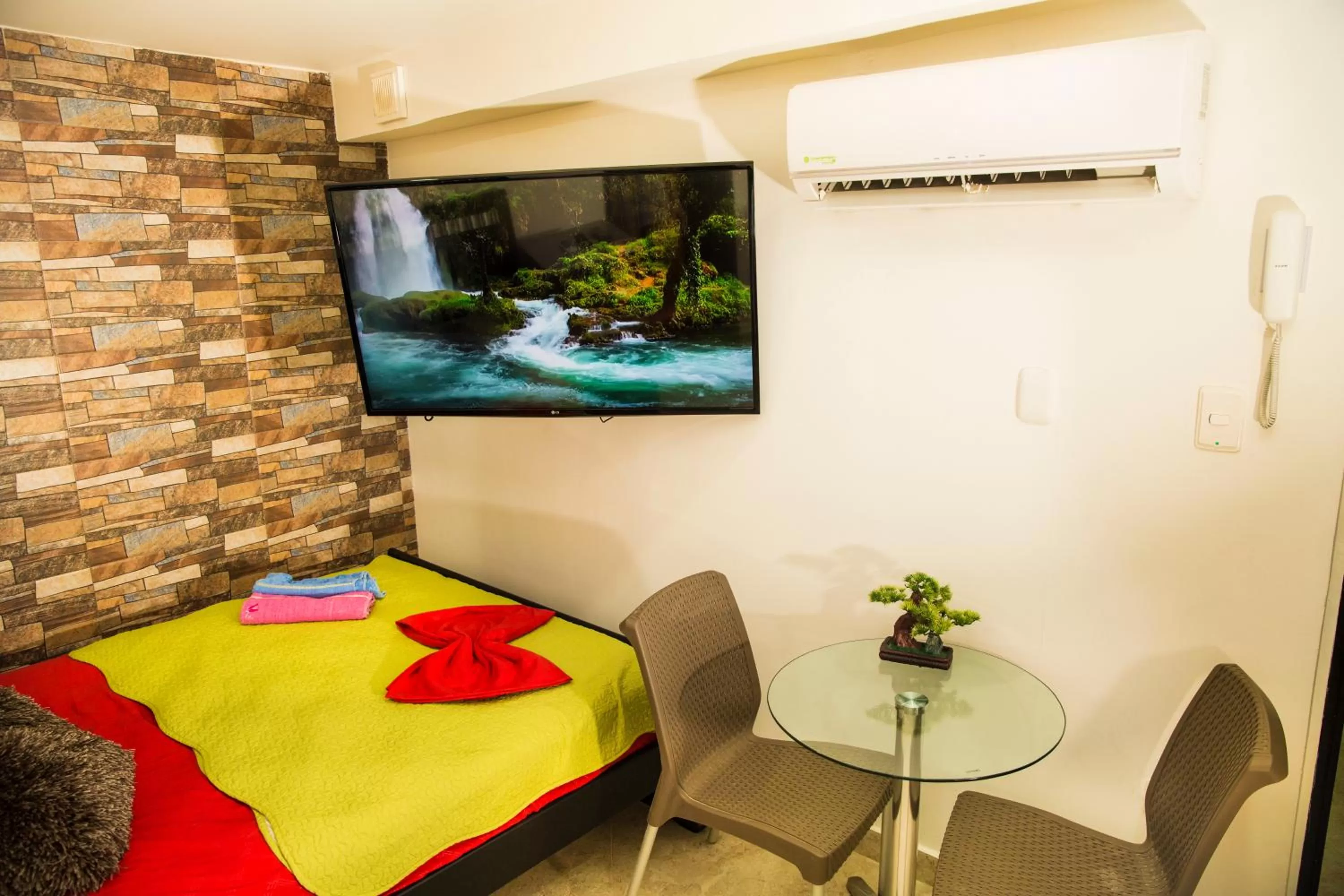 Bed in Hollywood Beach Suite