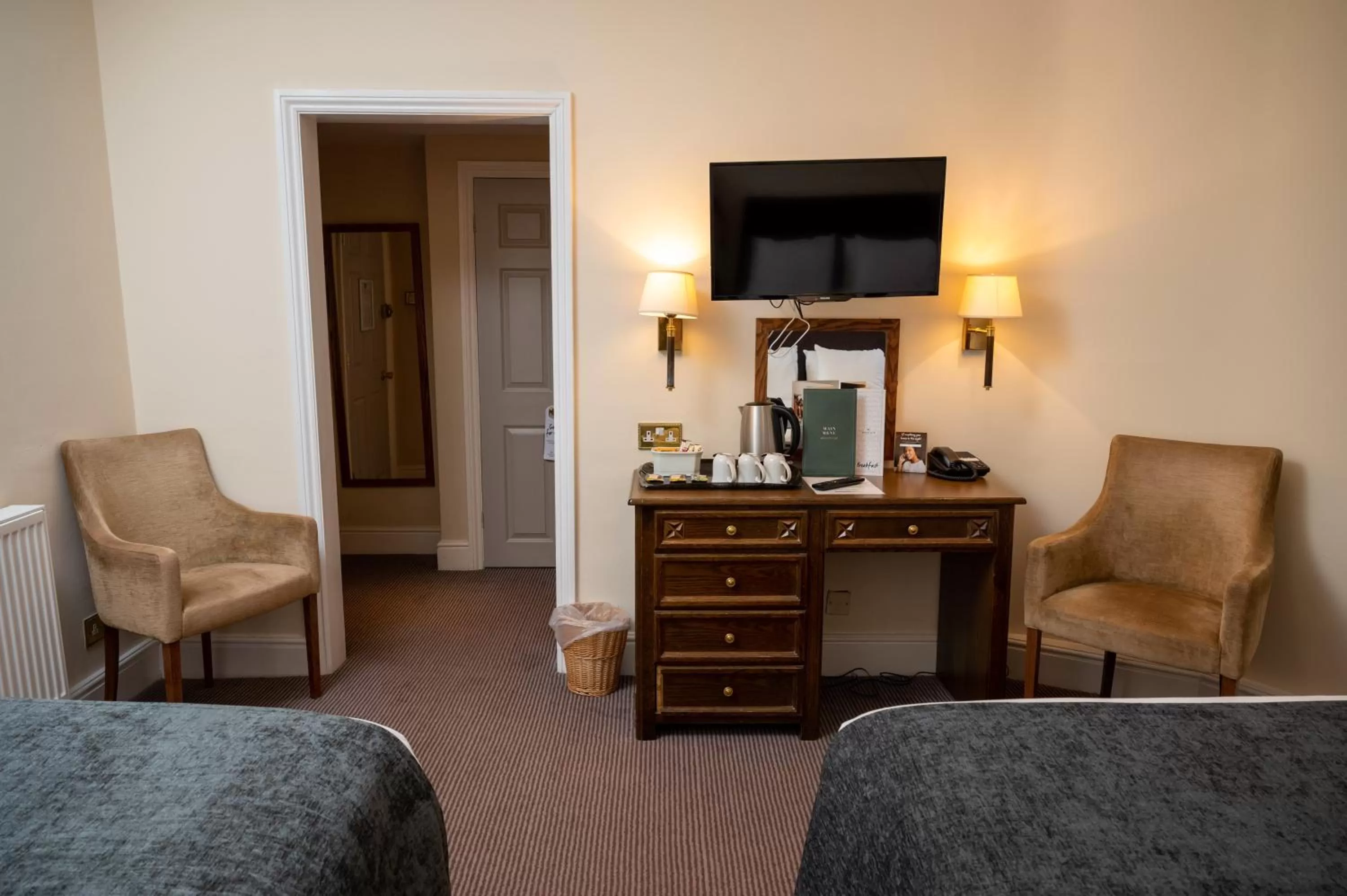 Seating area in Castle and Ball by Greene King Inns