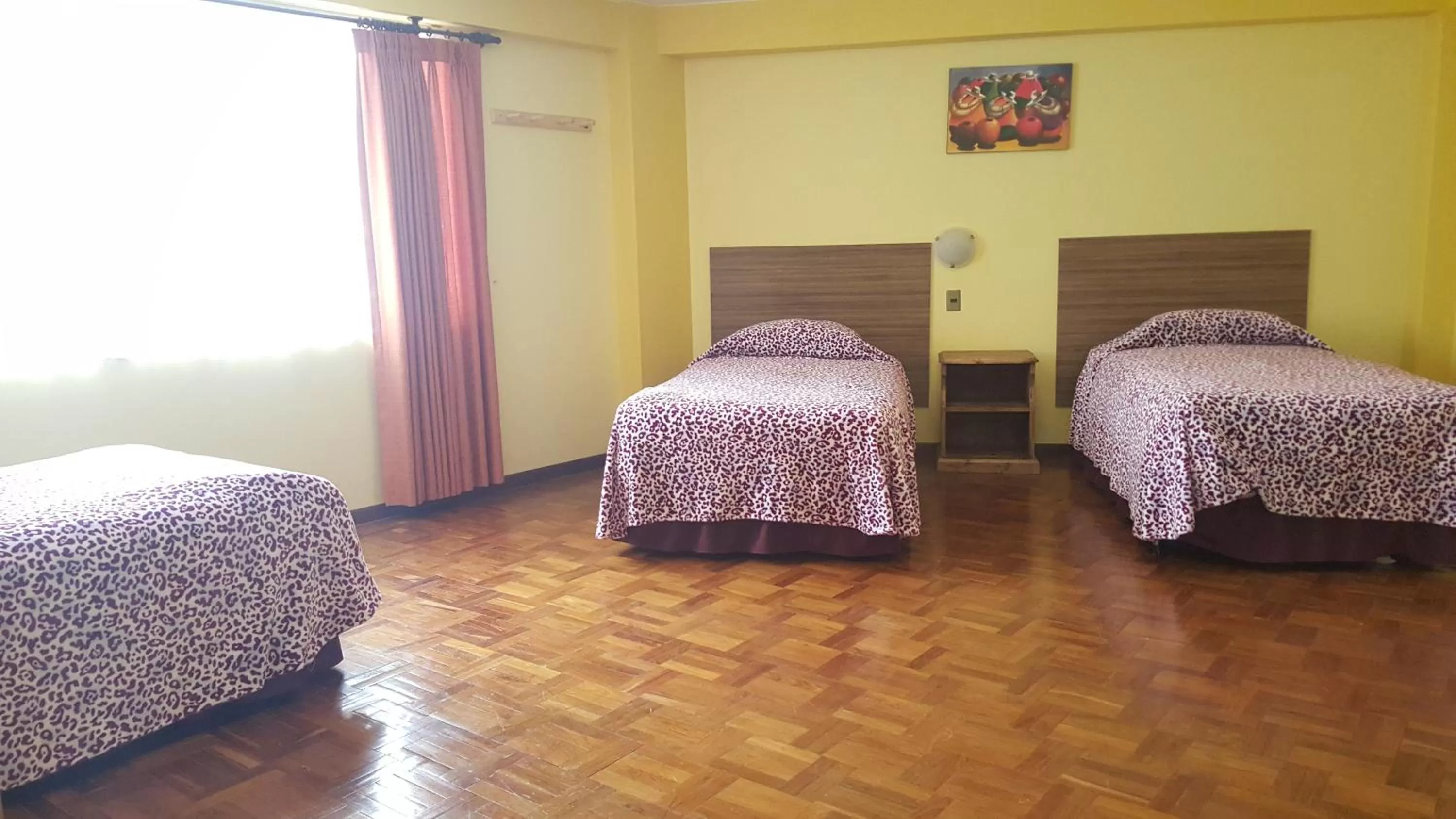 Bed in Hotel Nuevo Sol