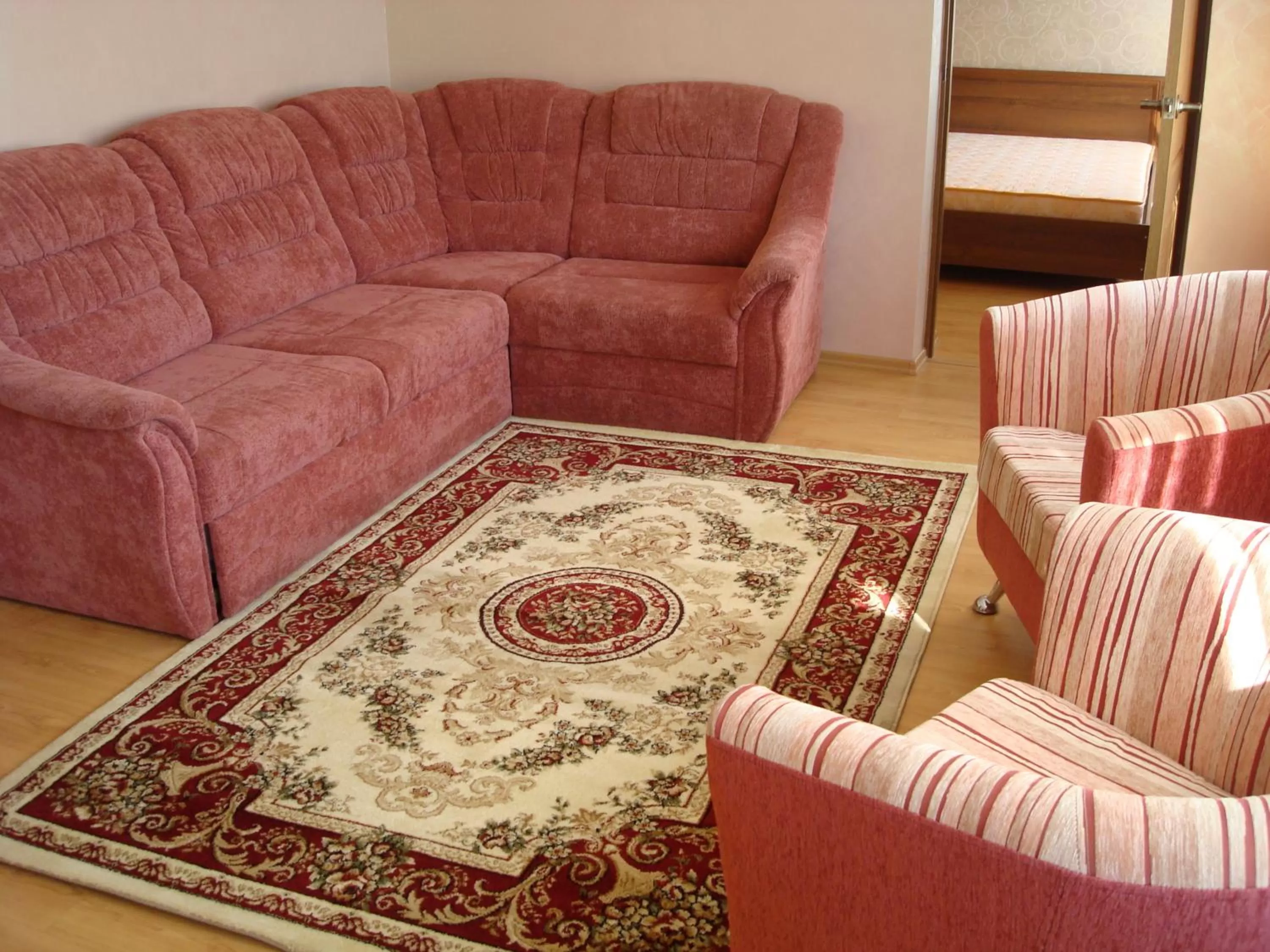 Living room, Seating Area in Ust-Kamenogorsk Hotel