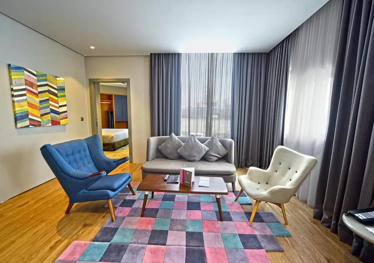 Double Suite with a Living Room in Ibis Styles Dubai Jumeira Double Suite with a Living Room in Ibis Styles Dubai Jumeira