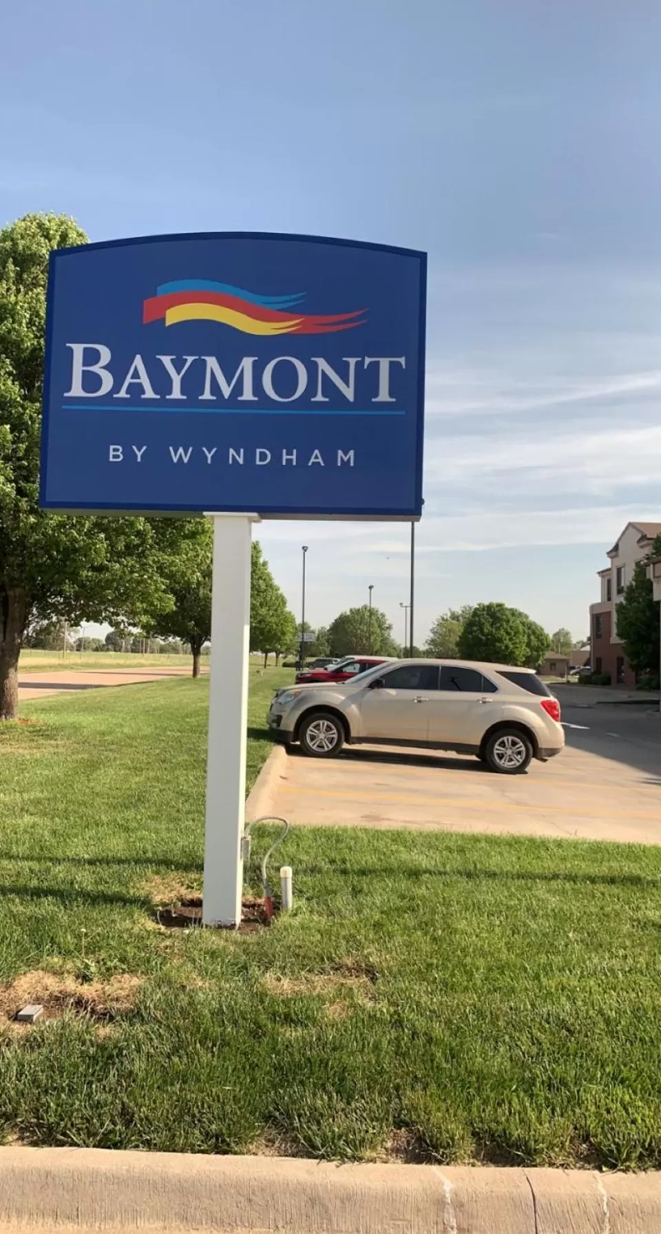 Property logo or sign in Baymont by Wyndham Pratt