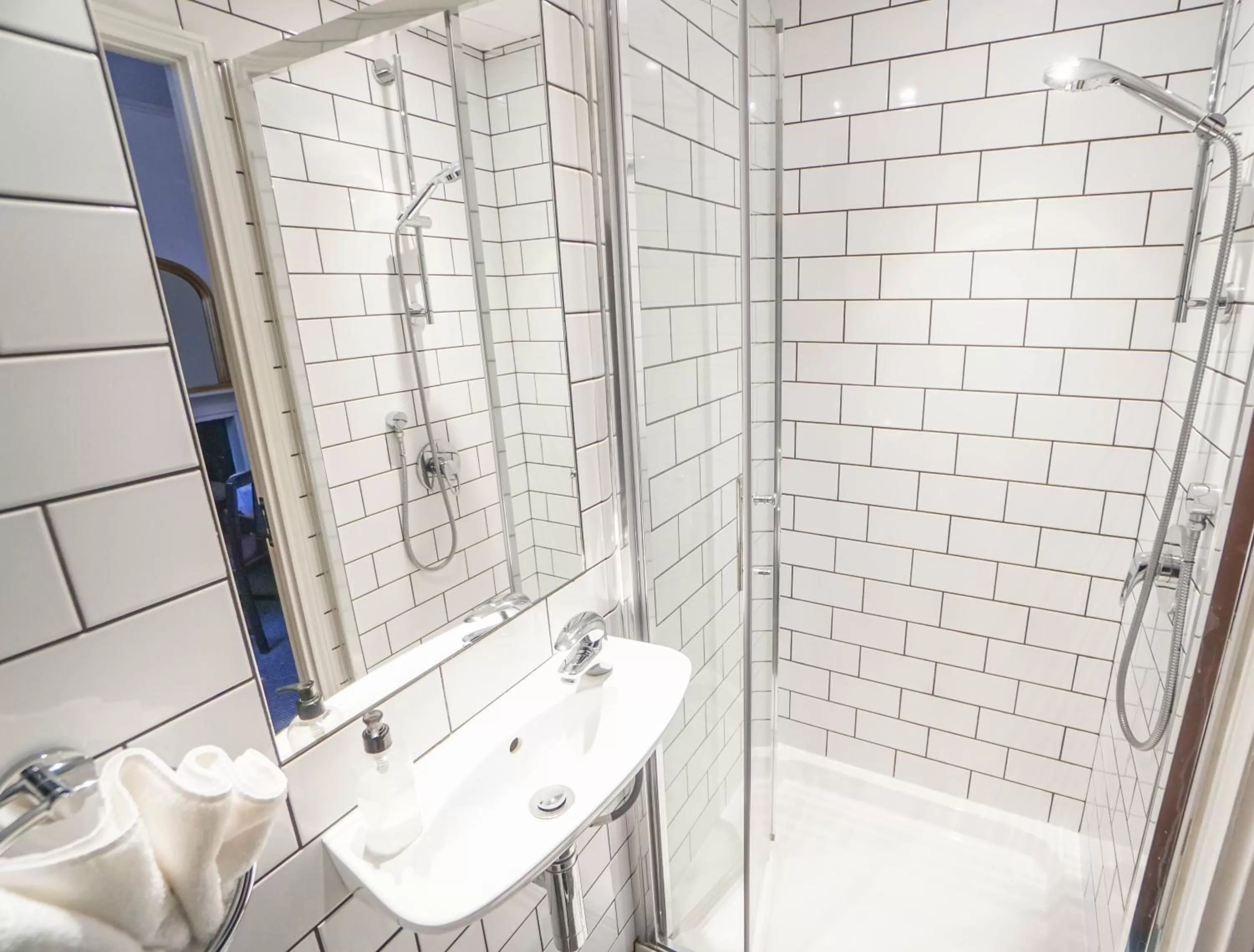 Shower in St Athans Hotel