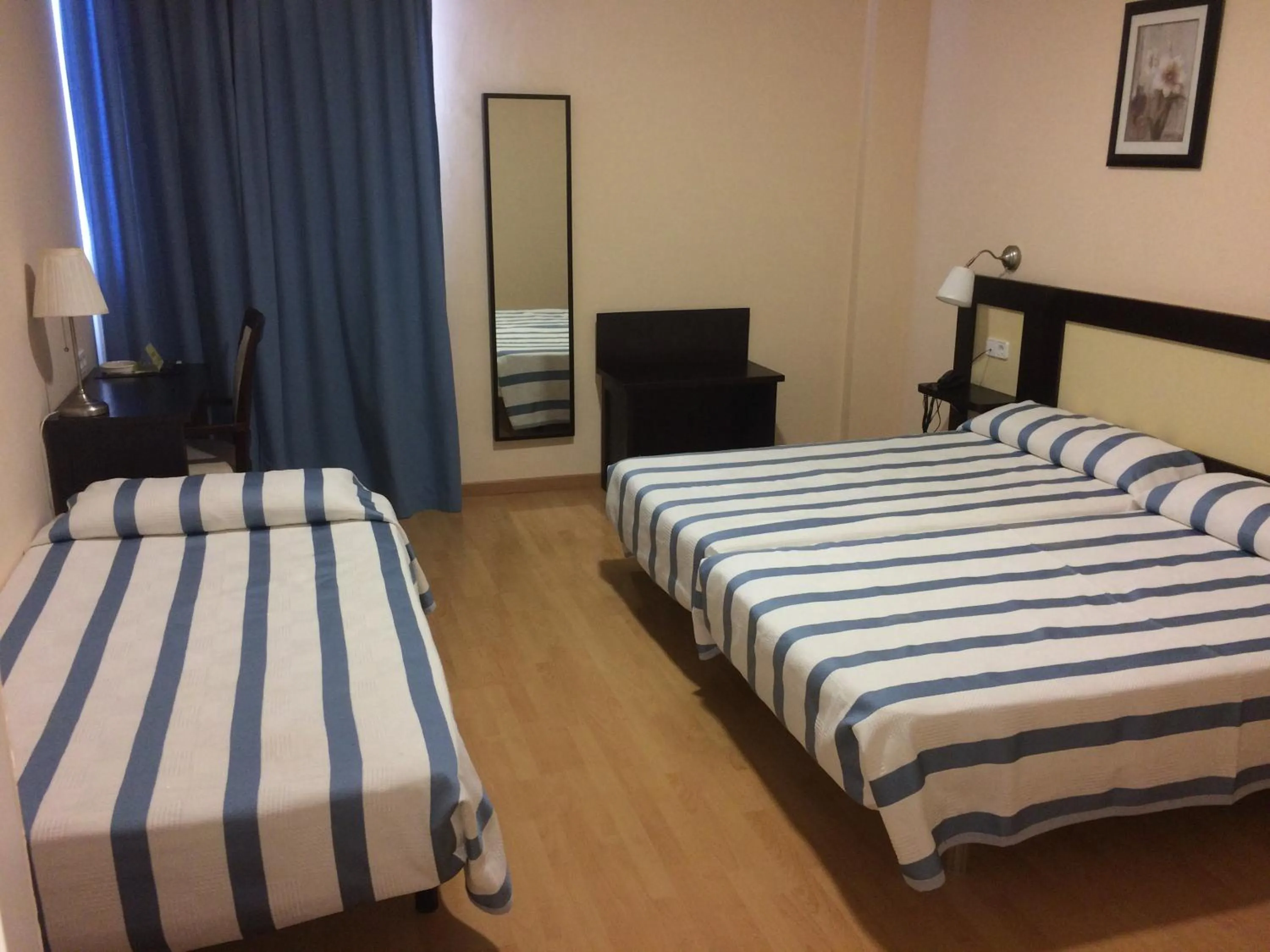 Bed in Hotel Castillo