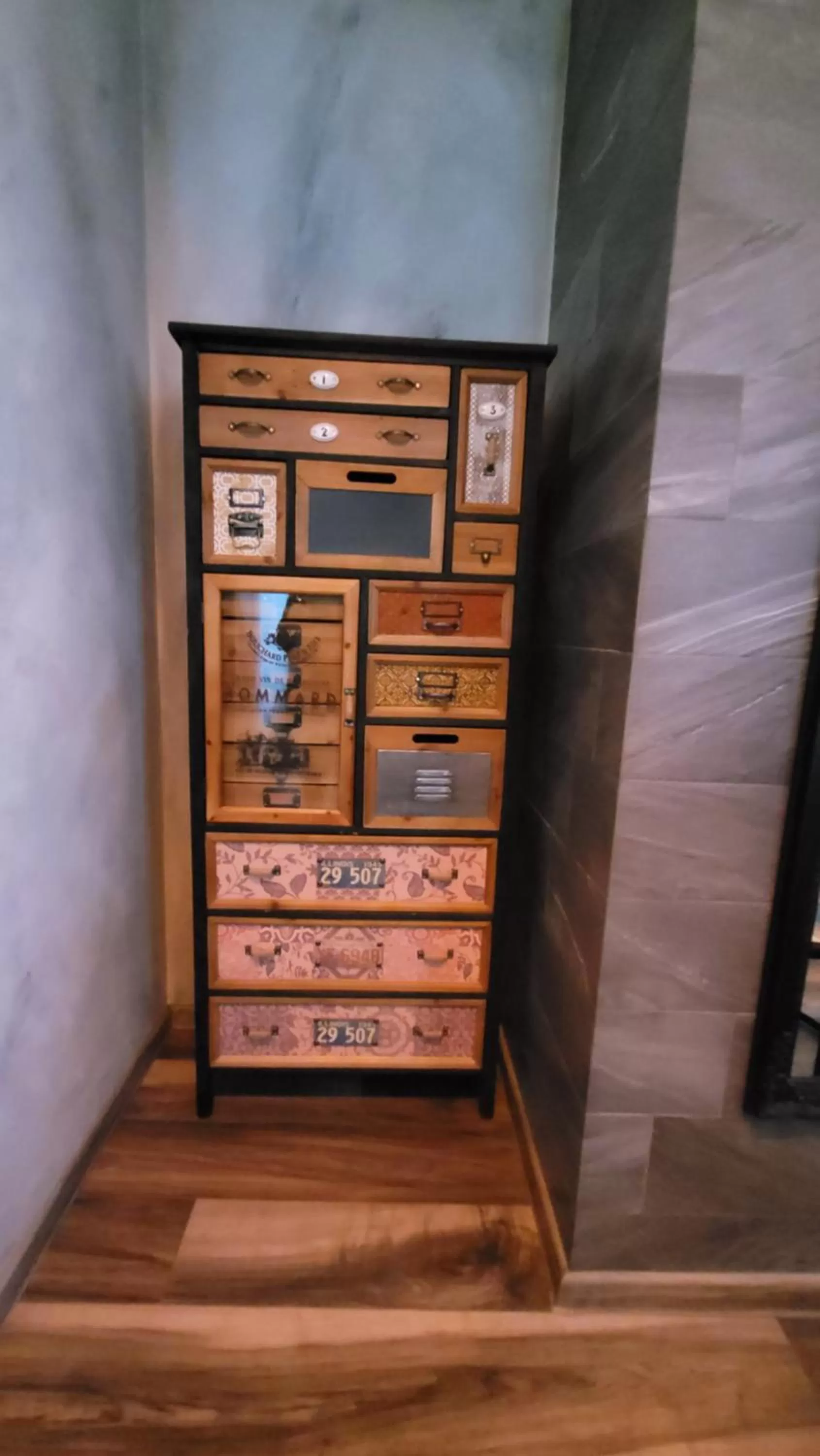 Decorative detail, TV/Entertainment Center in Terrace Suites Iasi