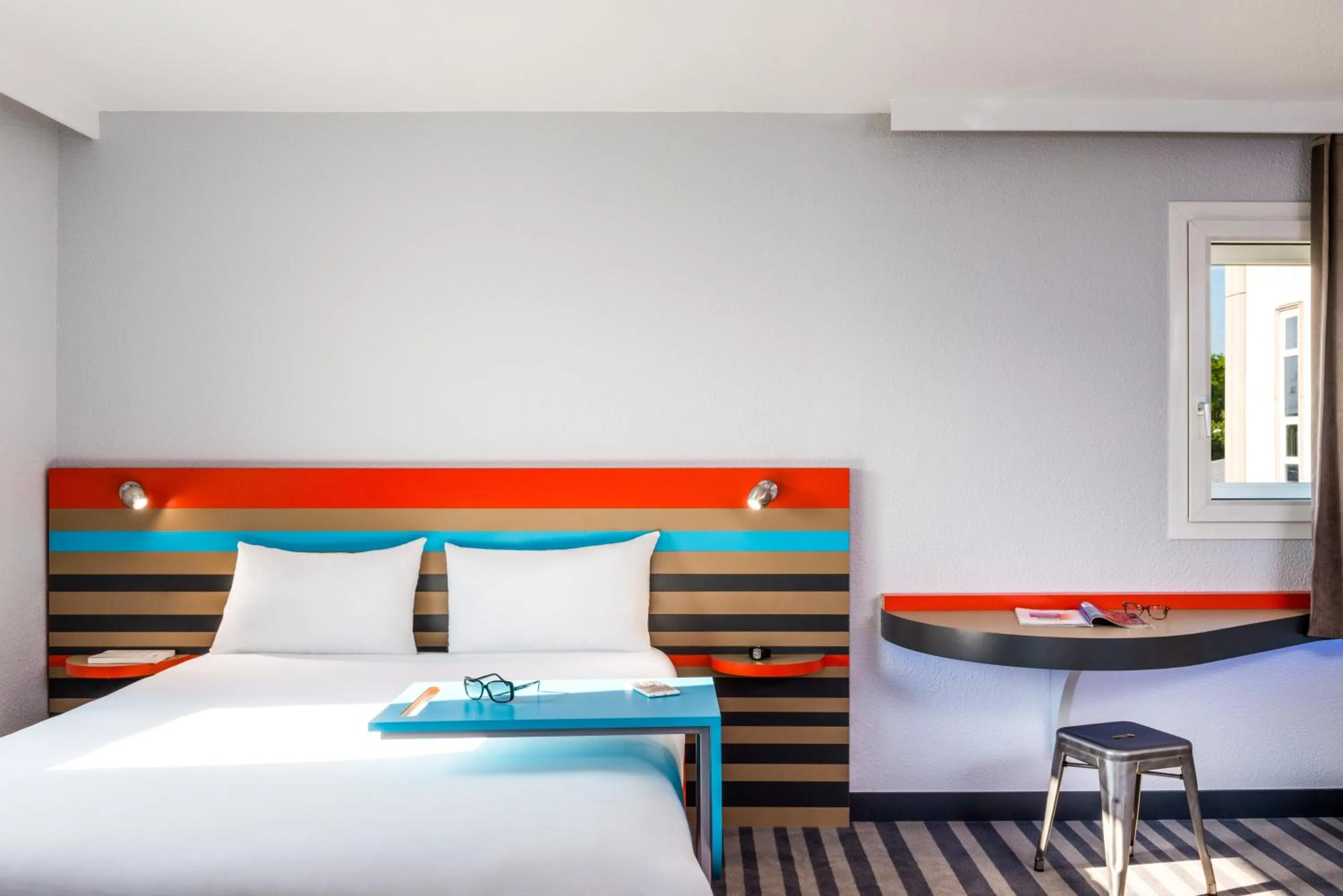 Bedroom, Bed in ibis Styles Antony Paris Sud