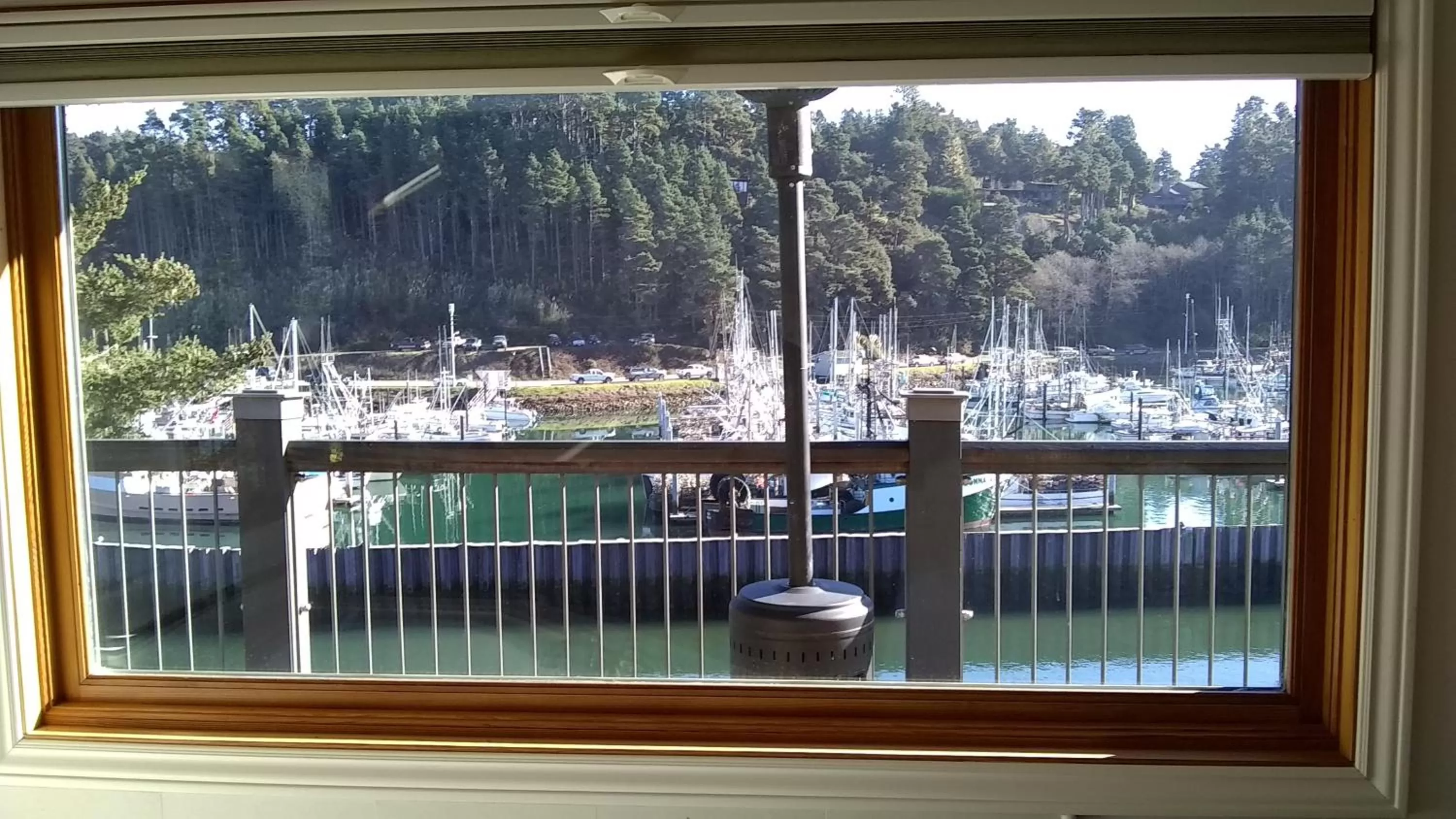 River view in Noyo Harbor Inn