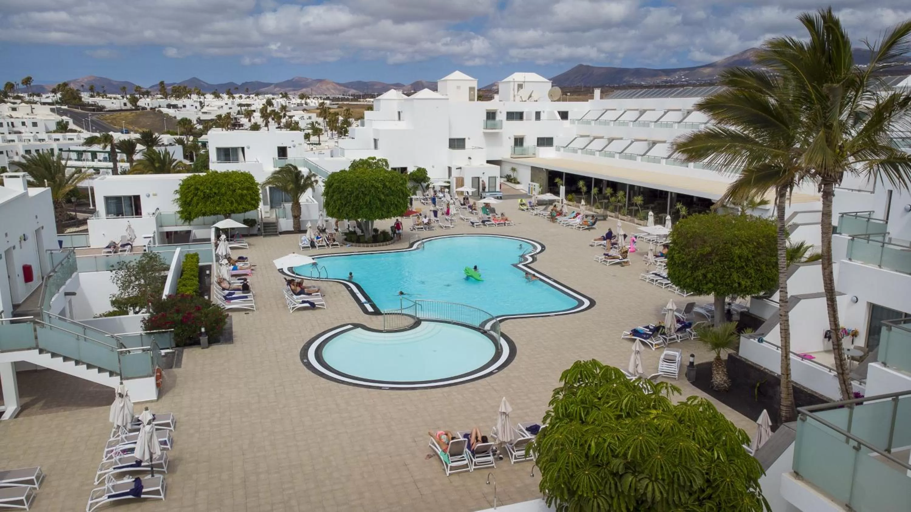 Pool view in Hotel Lanzarote Village