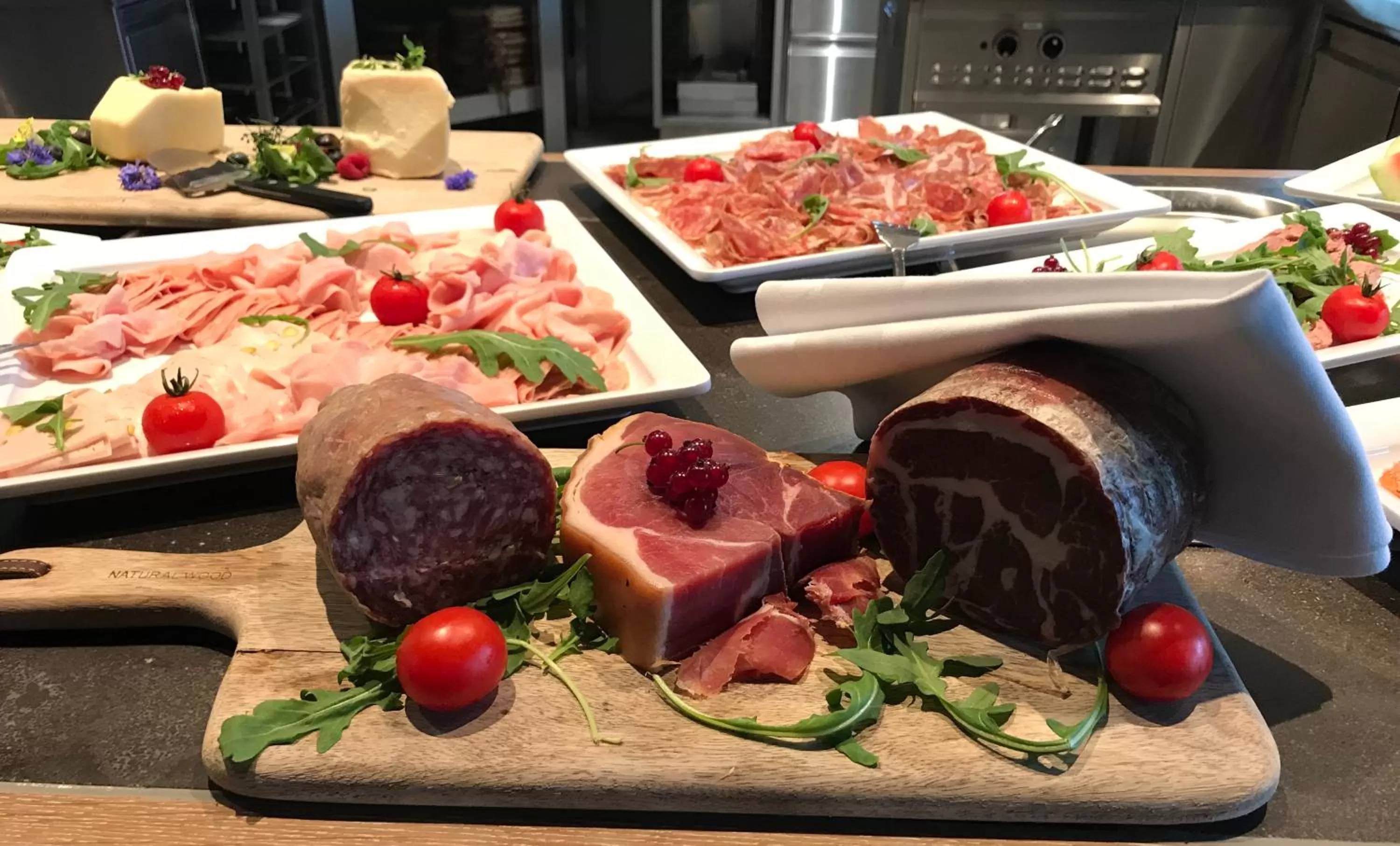 Buffet breakfast, Food in Easy Living