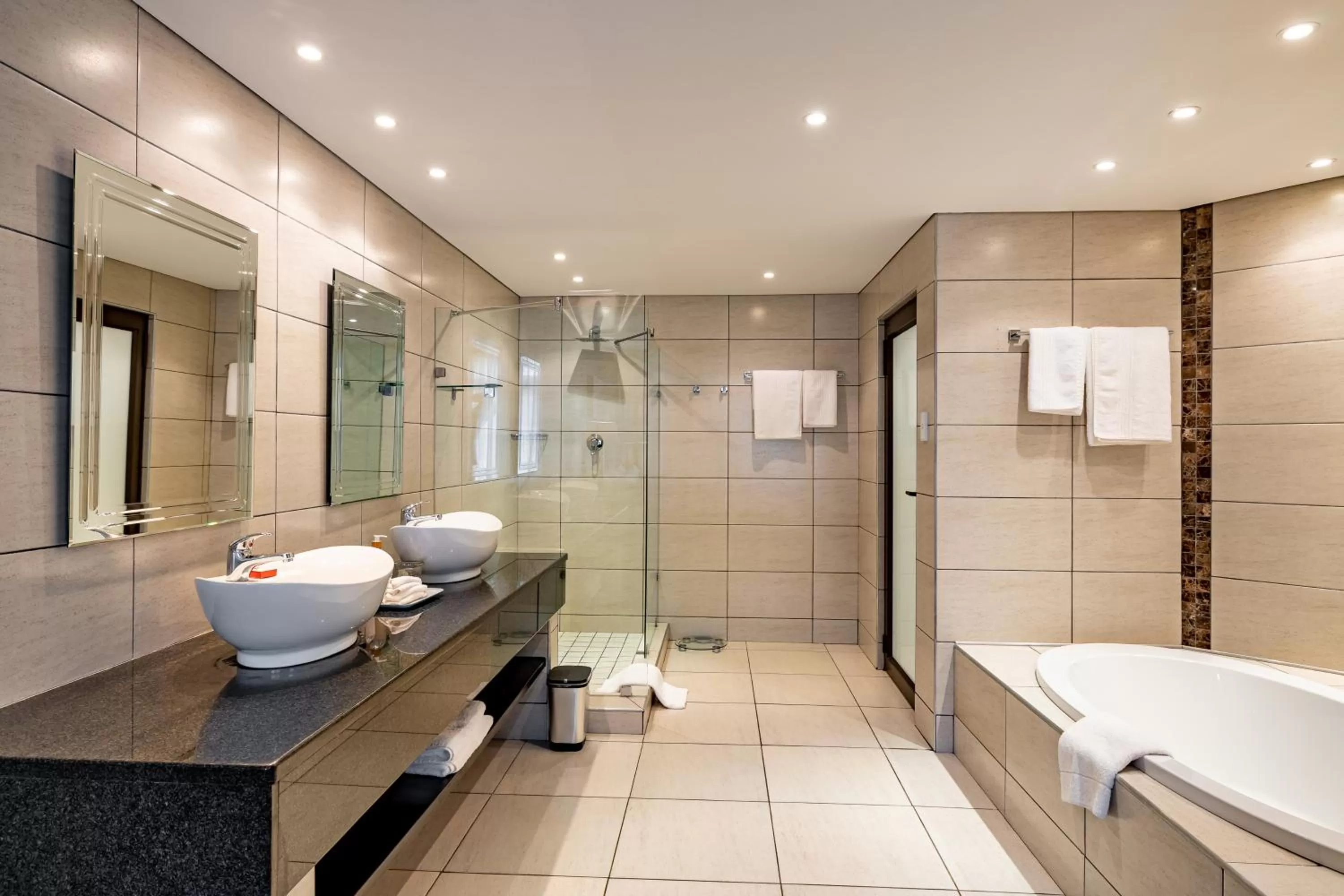 Bathroom in African Sky Hotels - Pine Lake Inn