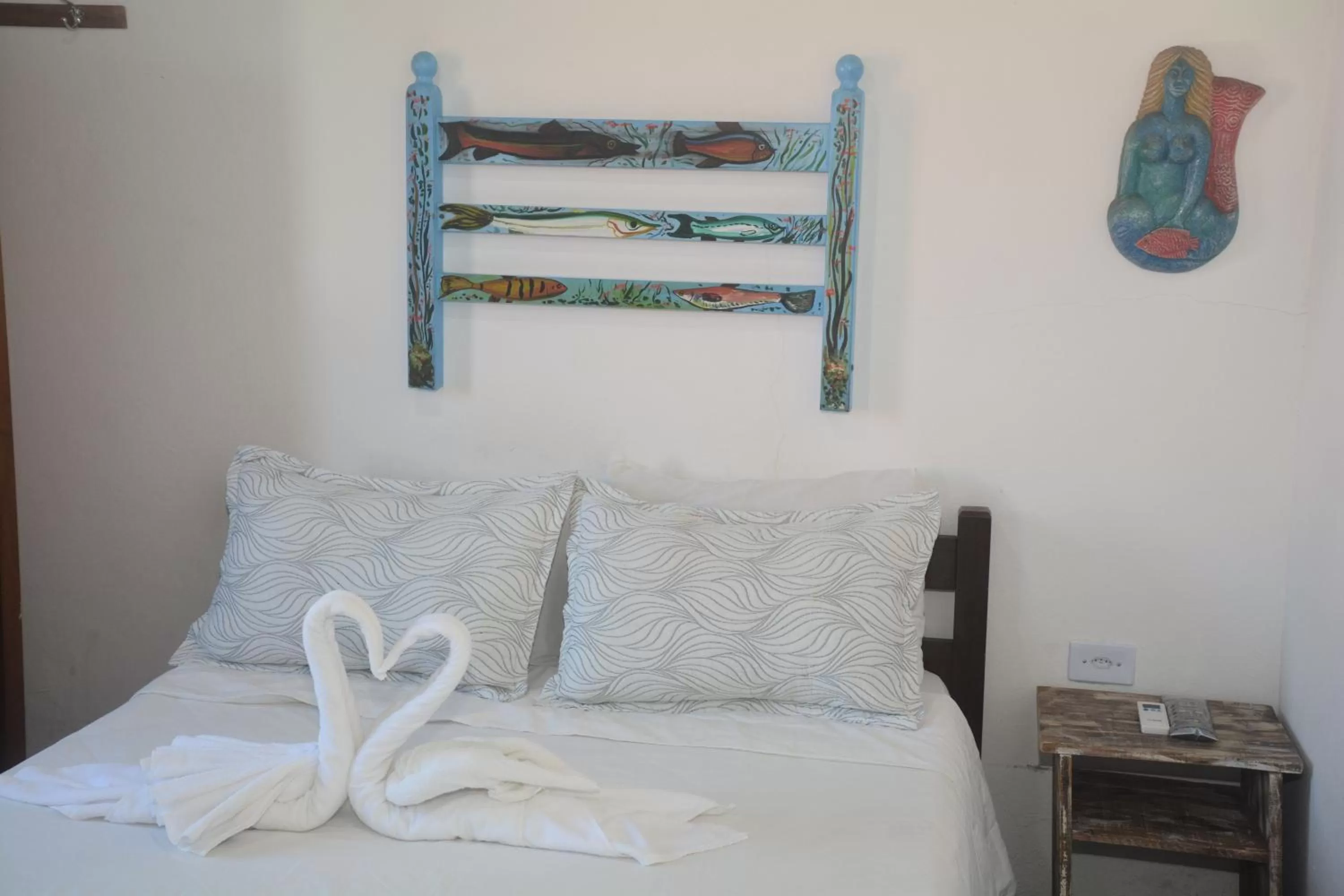 Bed in Pousada Mare Blue