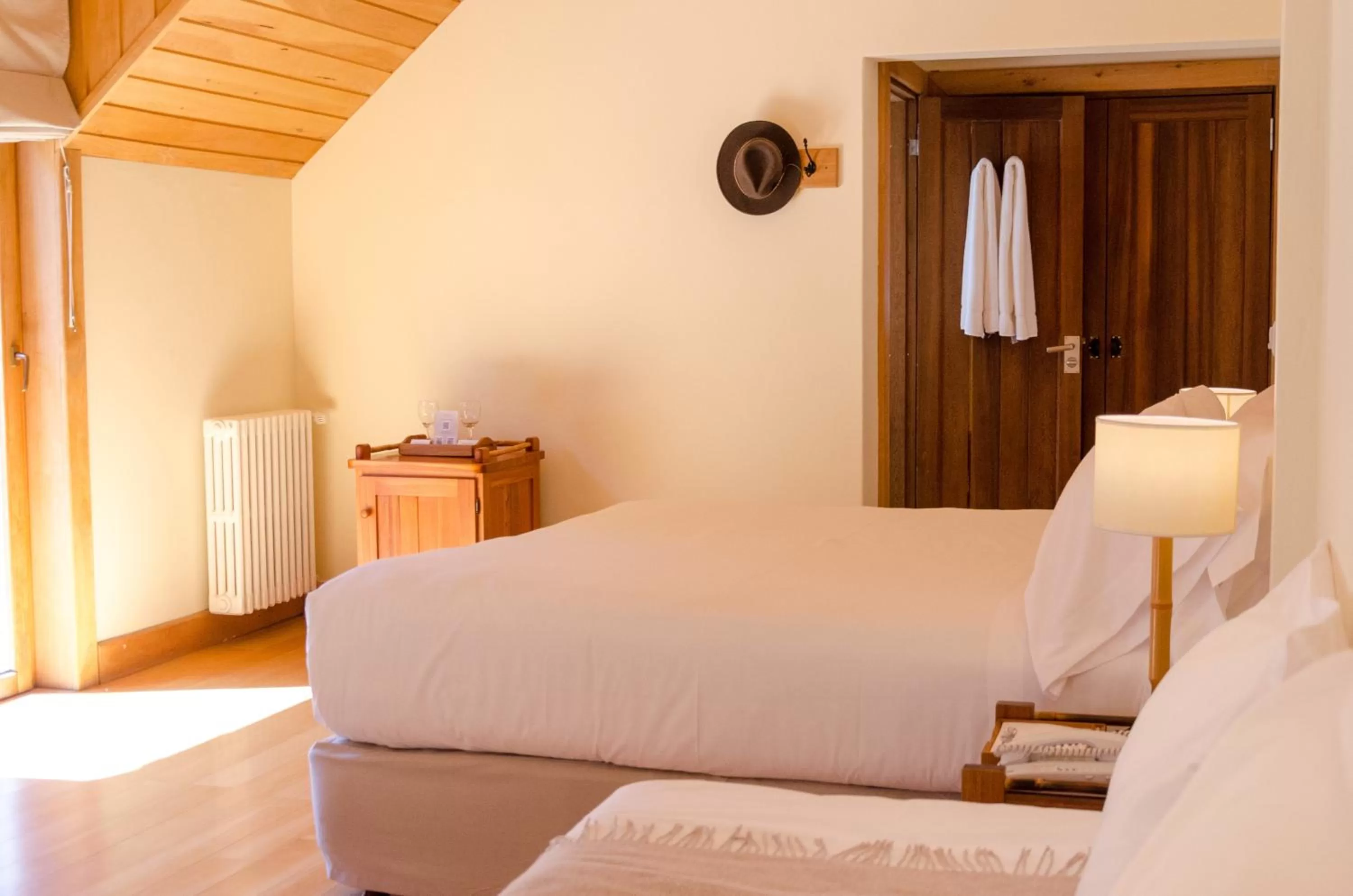 Bed in Correntoso Lake & River Hotel