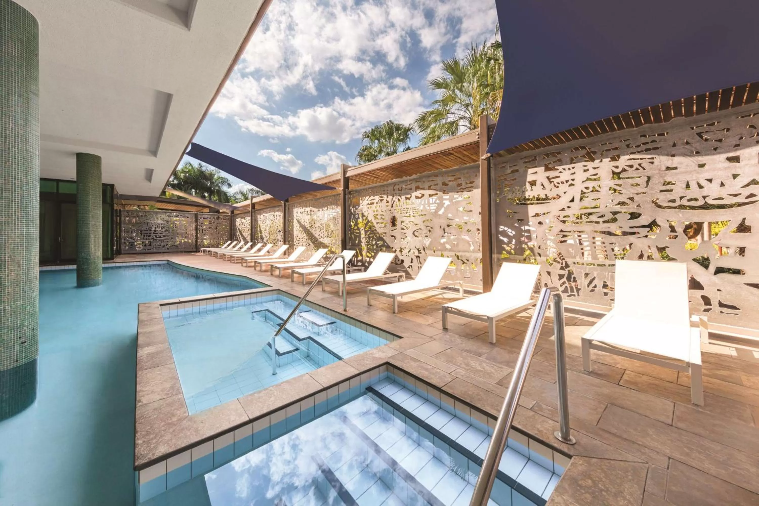 Pool view in Vibe Hotel Darwin Waterfront