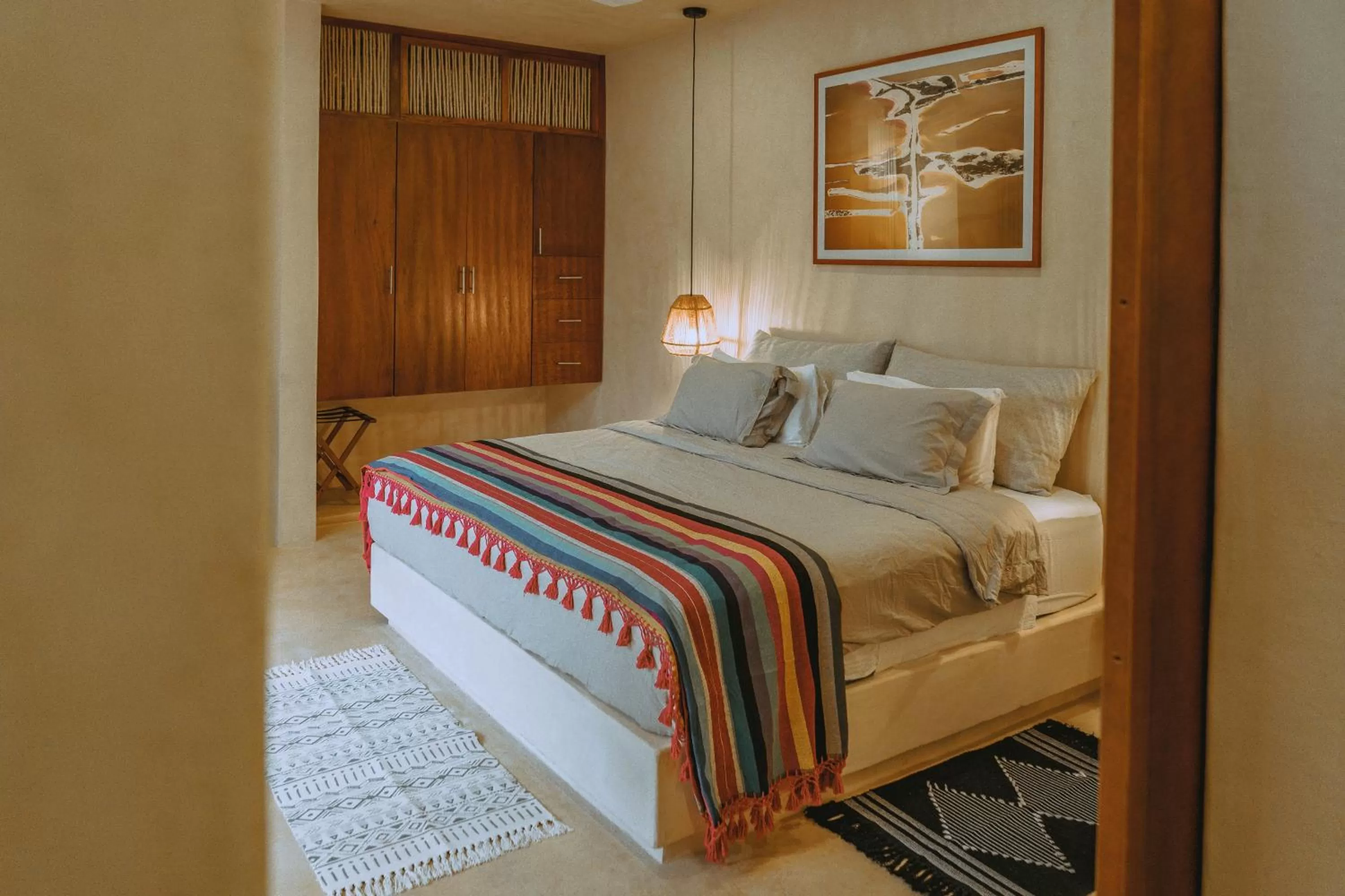 Bed in Destino Mío Mayan Jungle Retreat