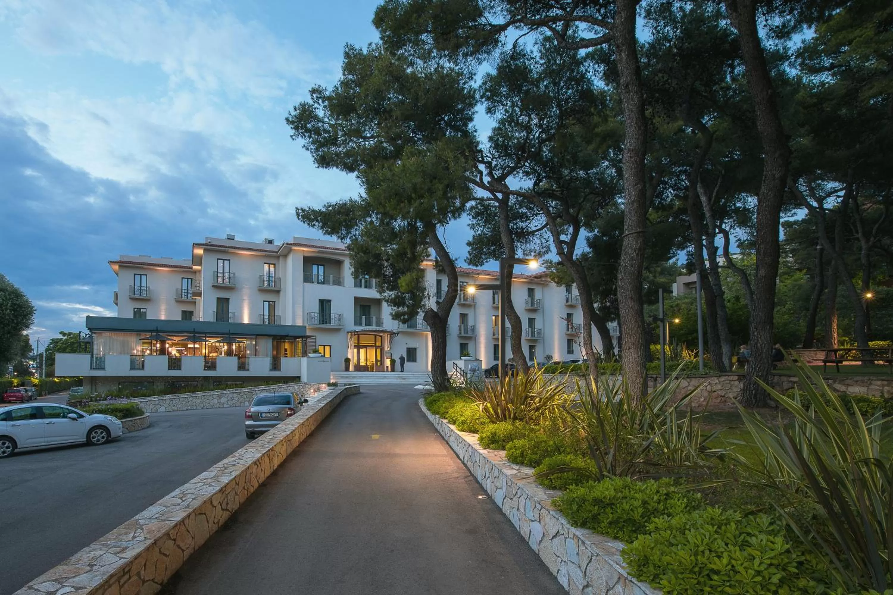 Facade/entrance in Domotel Kastri