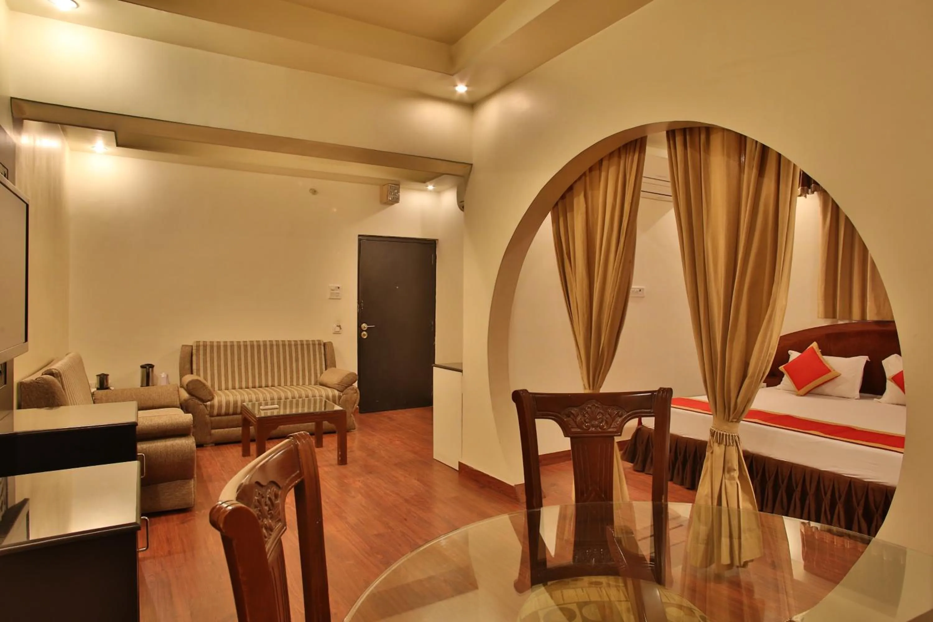 Bed in Hotel The Grand Chandiram