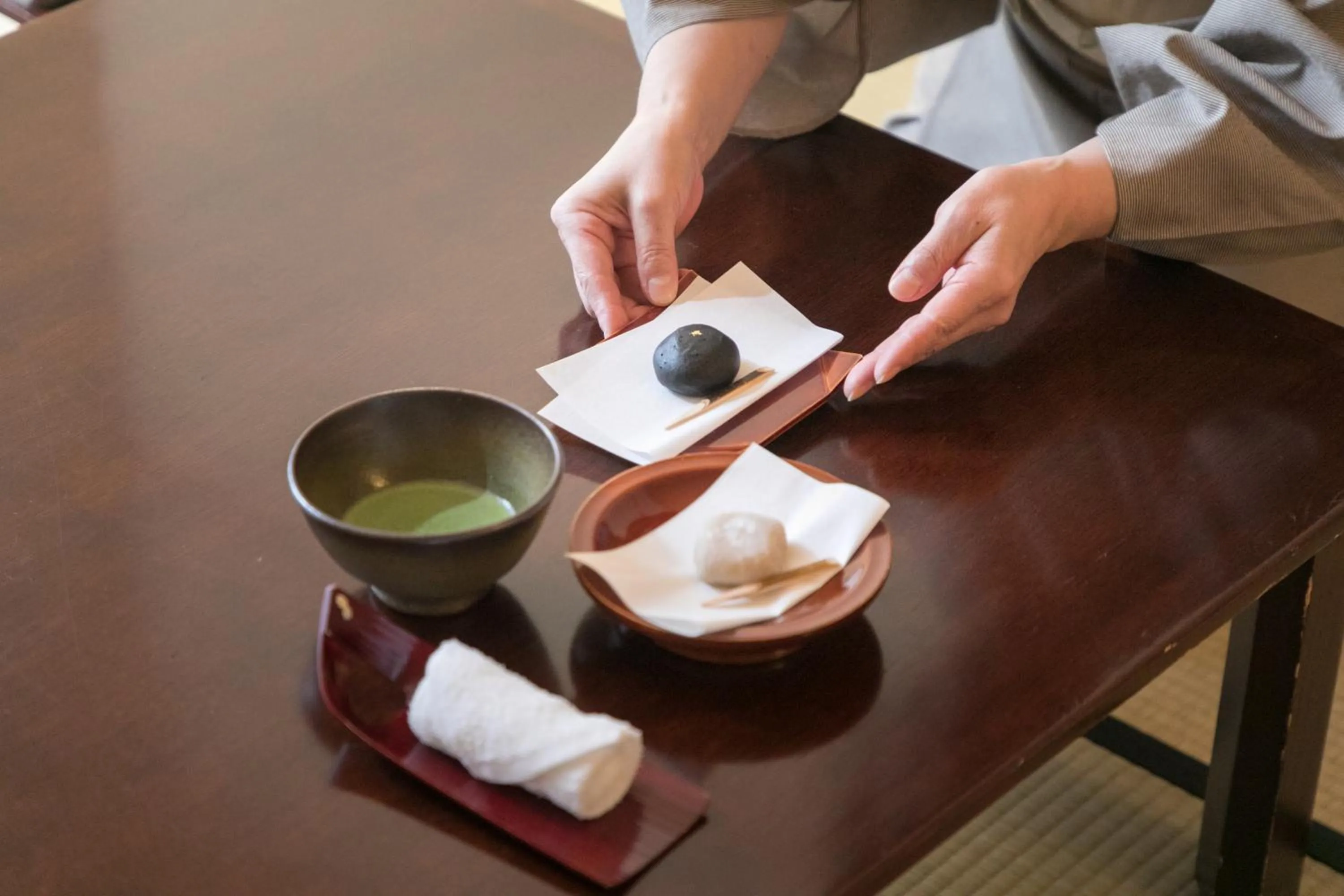 Food and drinks in Honjin Hiranoya Kachoan