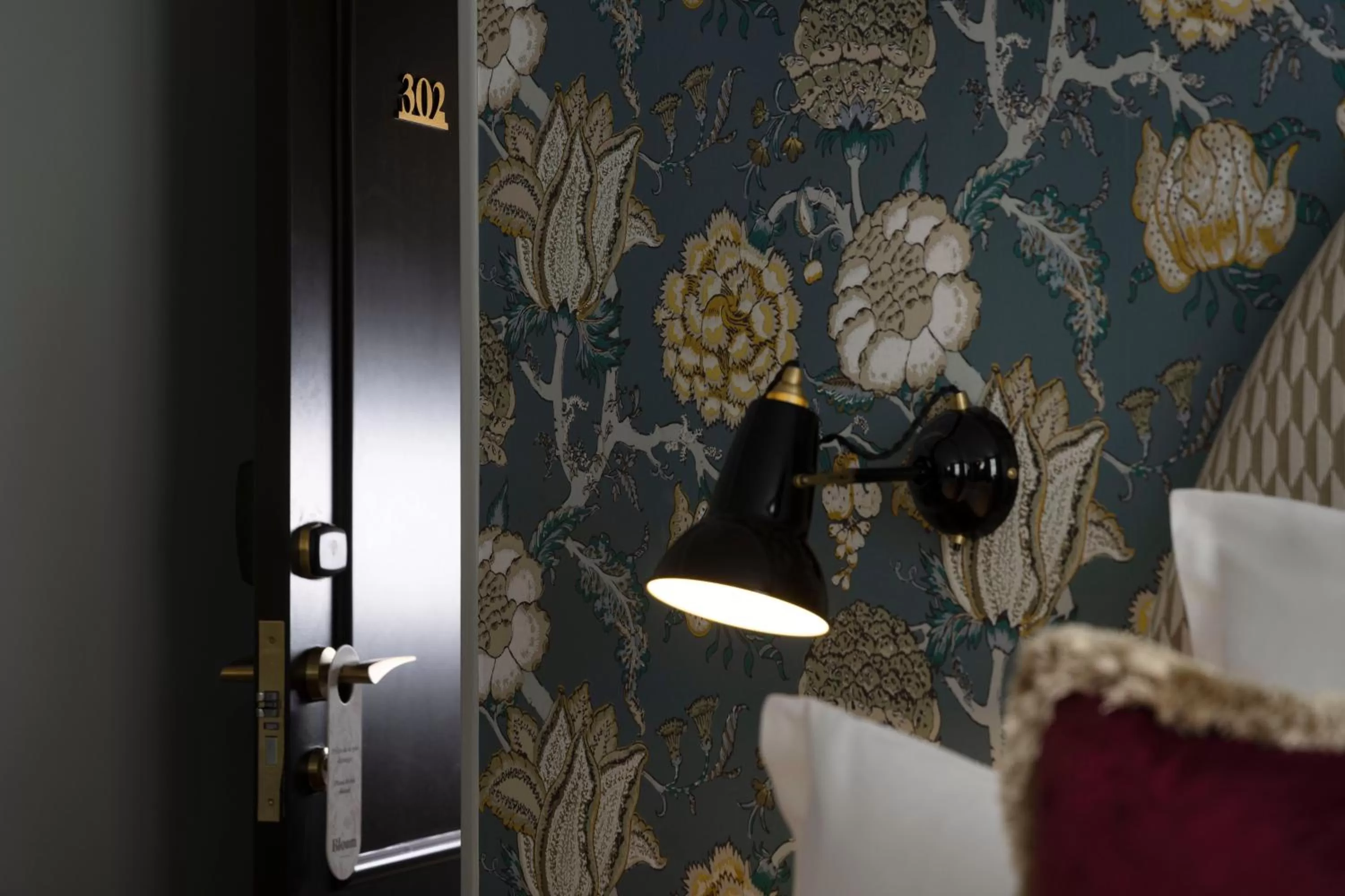 Decorative detail, Bathroom in Hotel Bloum