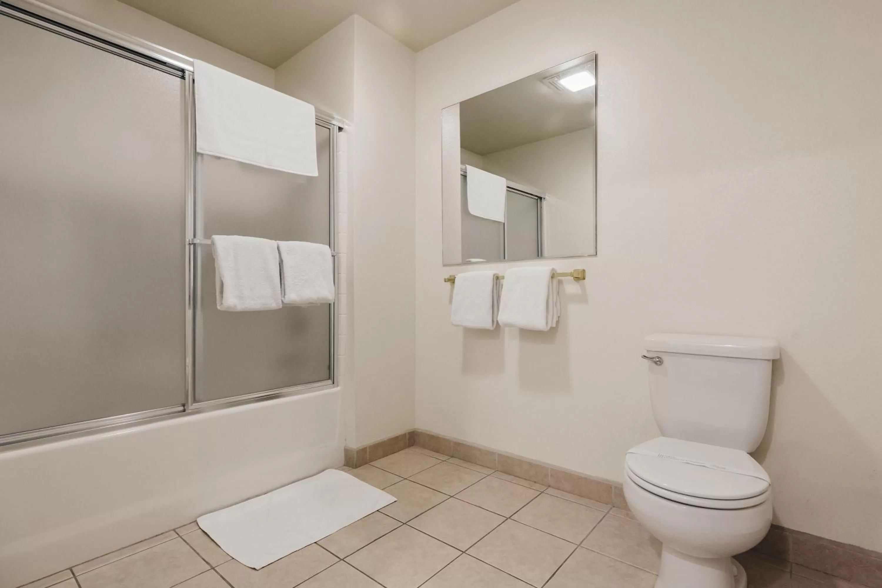 Shower in Vintage Lakeside Inn