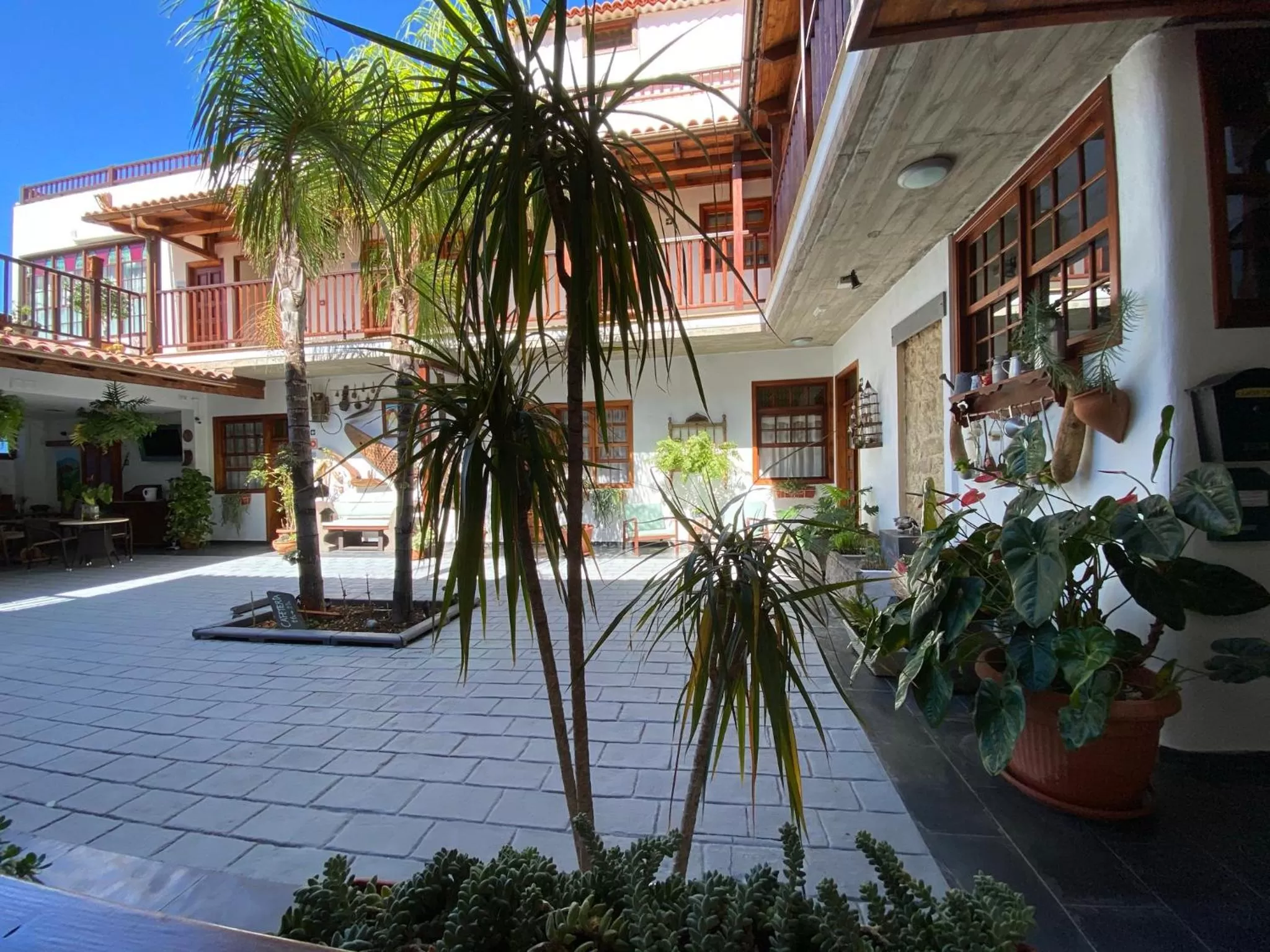 Inner courtyard view in Gara Hotel