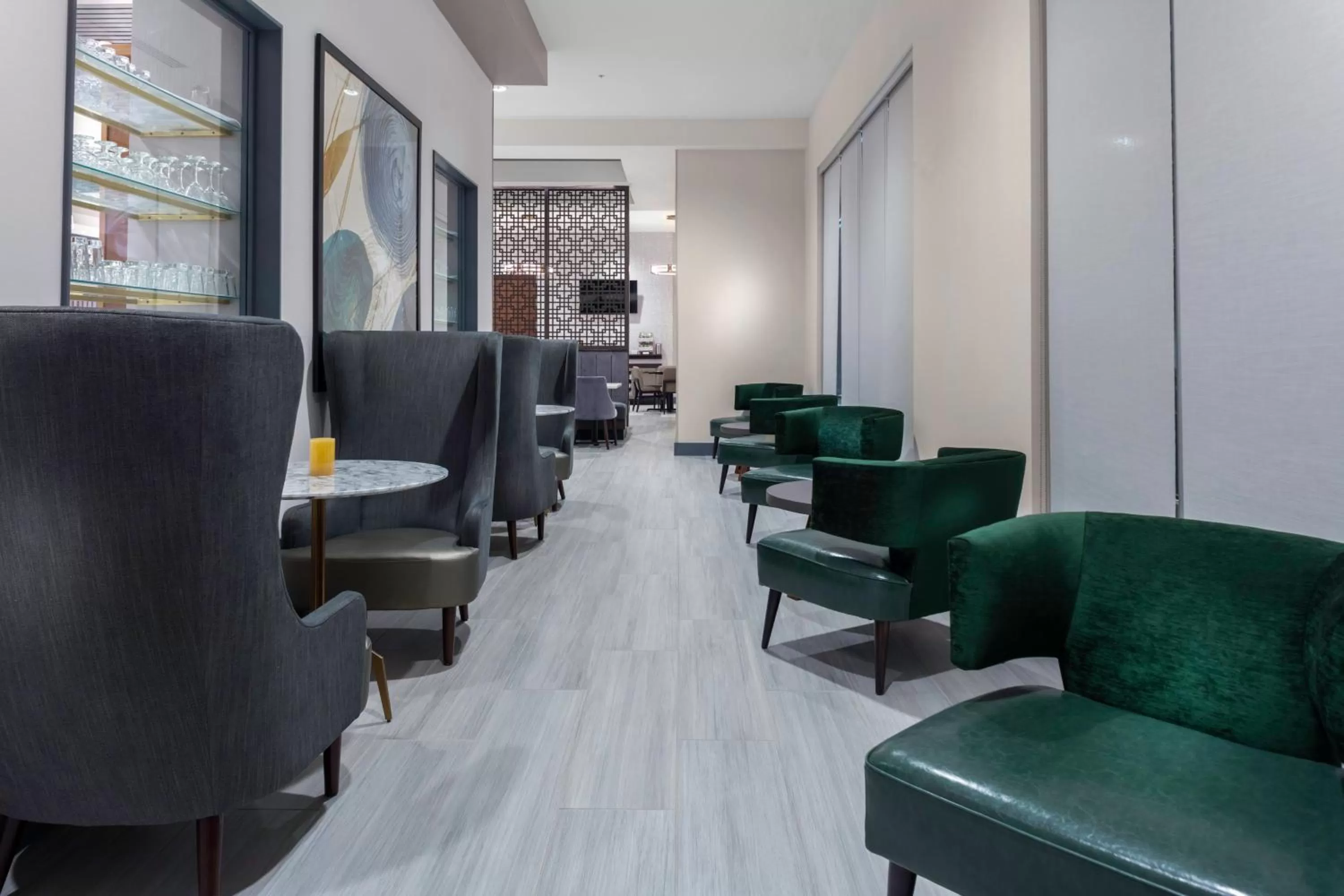 Lobby or reception in Hyatt House Charlotte Rea Farms