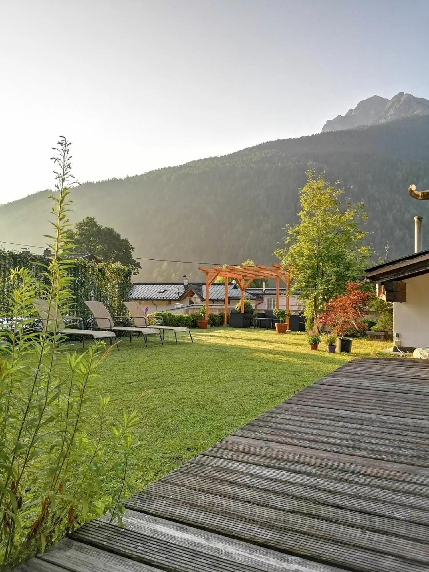 Garden in Adler Hotel-Pension