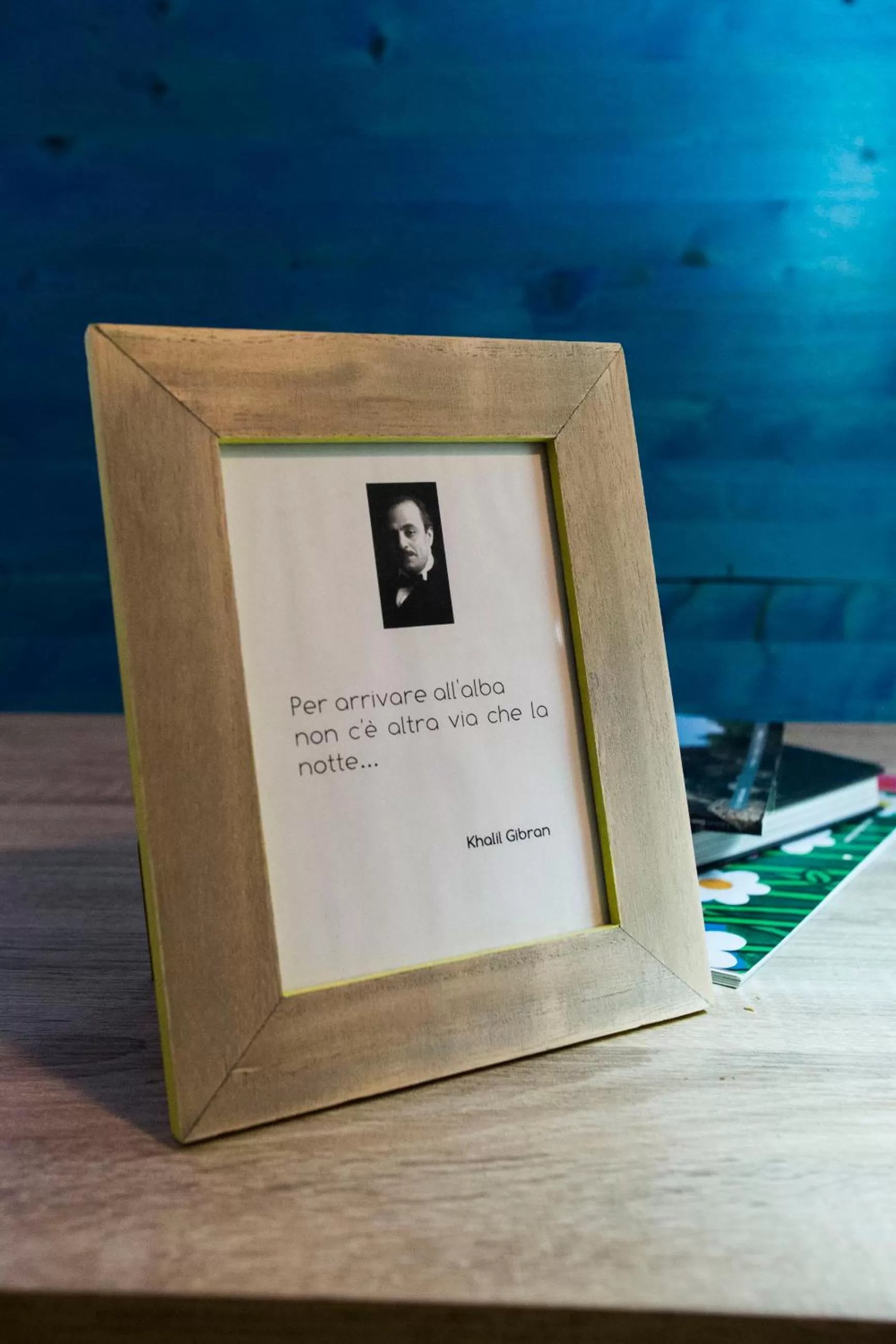 Text overlay in Miky M House B&B