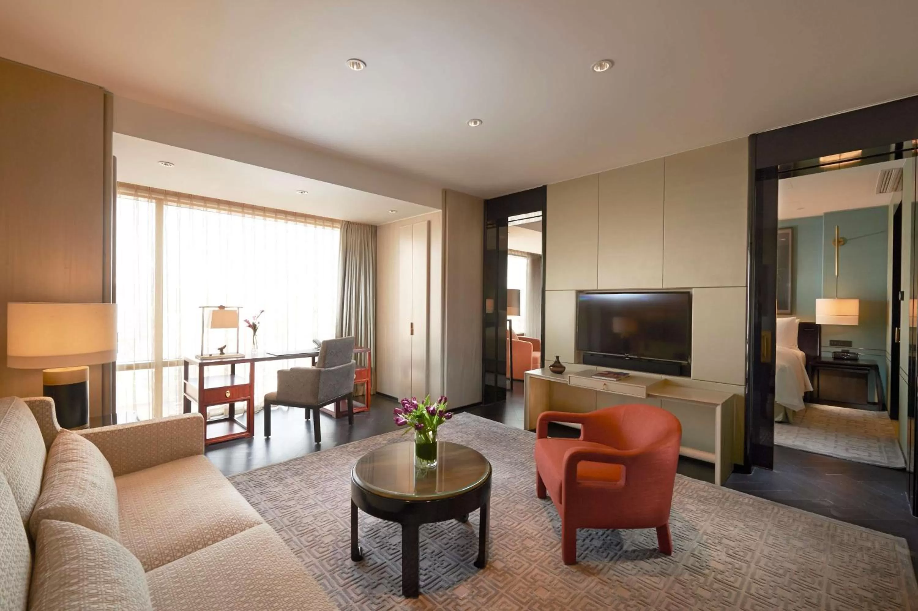 Living room in Waldorf Astoria Beijing