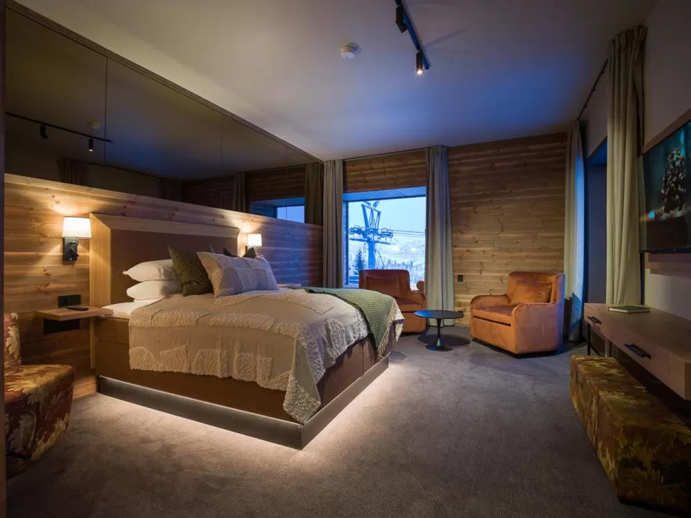 Bed in Skarsnuten Mountain Resort & SPA