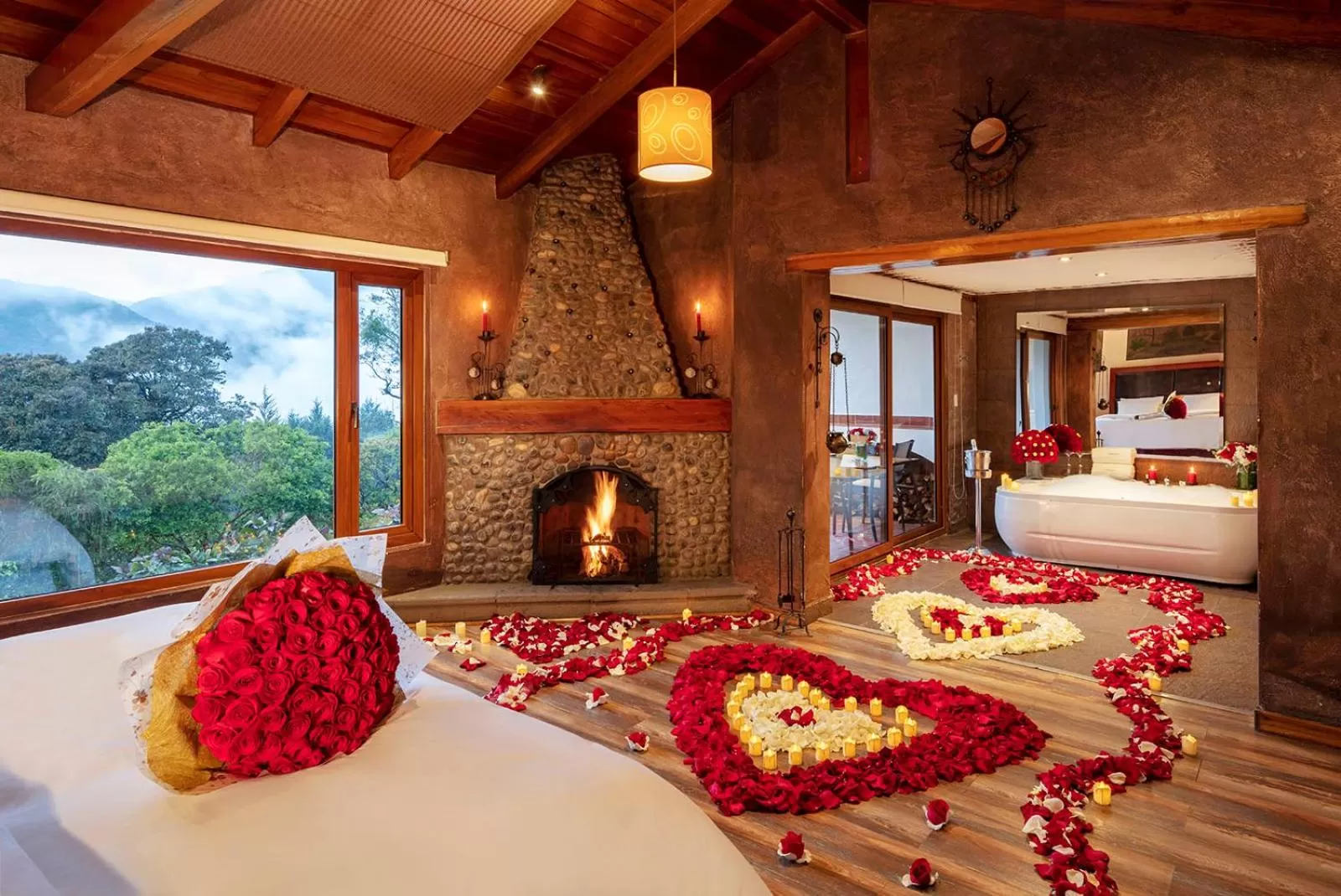 Decorative detail in Luna Volcán, Adventure SPA