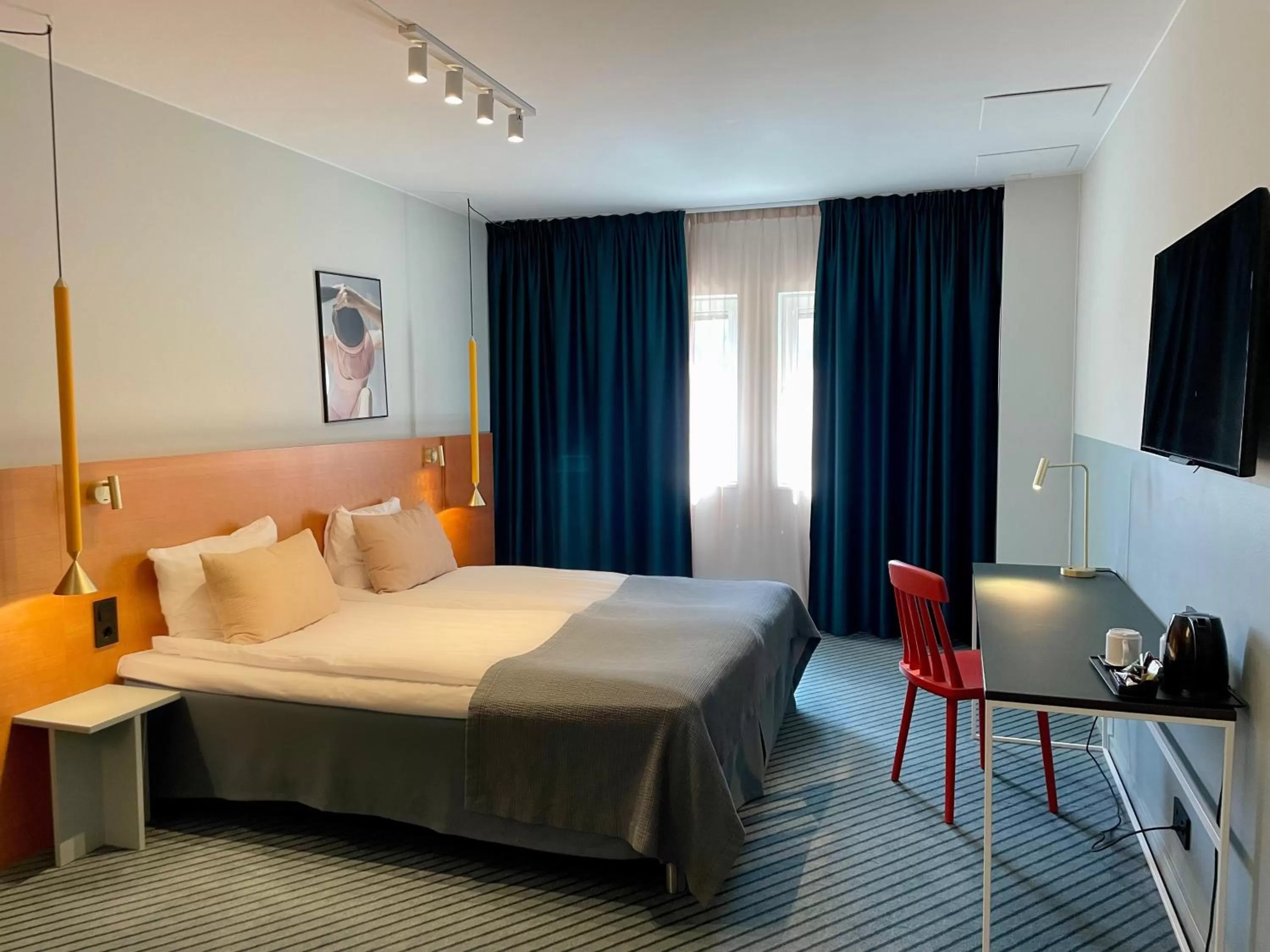 Photo of the whole room, Bed in Quality Hotel Globe