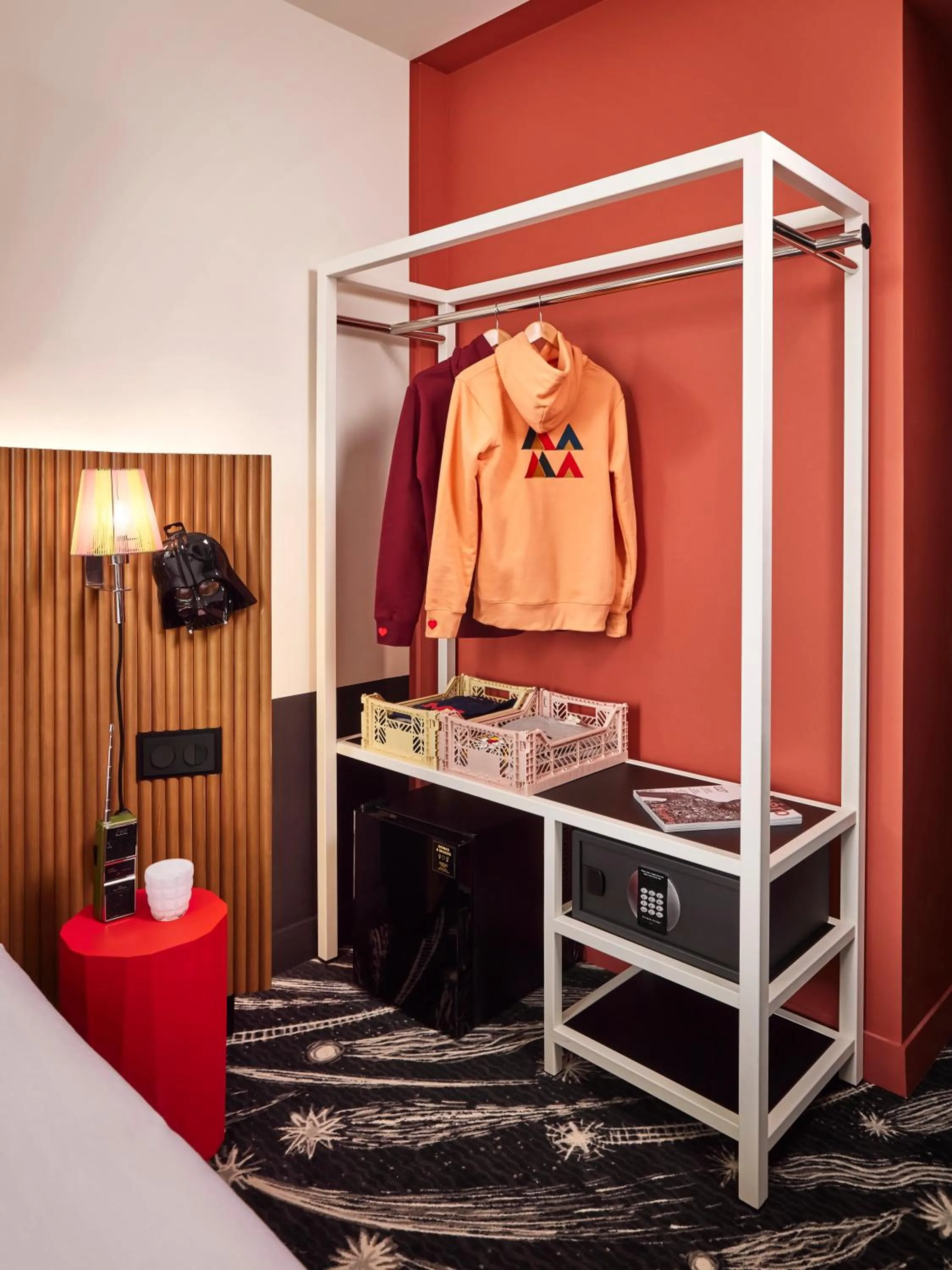 Decorative detail in Mama Shelter Paris La Défense