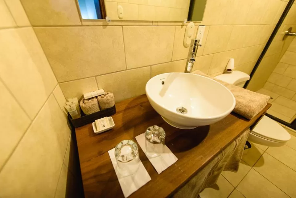 Bathroom in Hotel Flor De Sarta