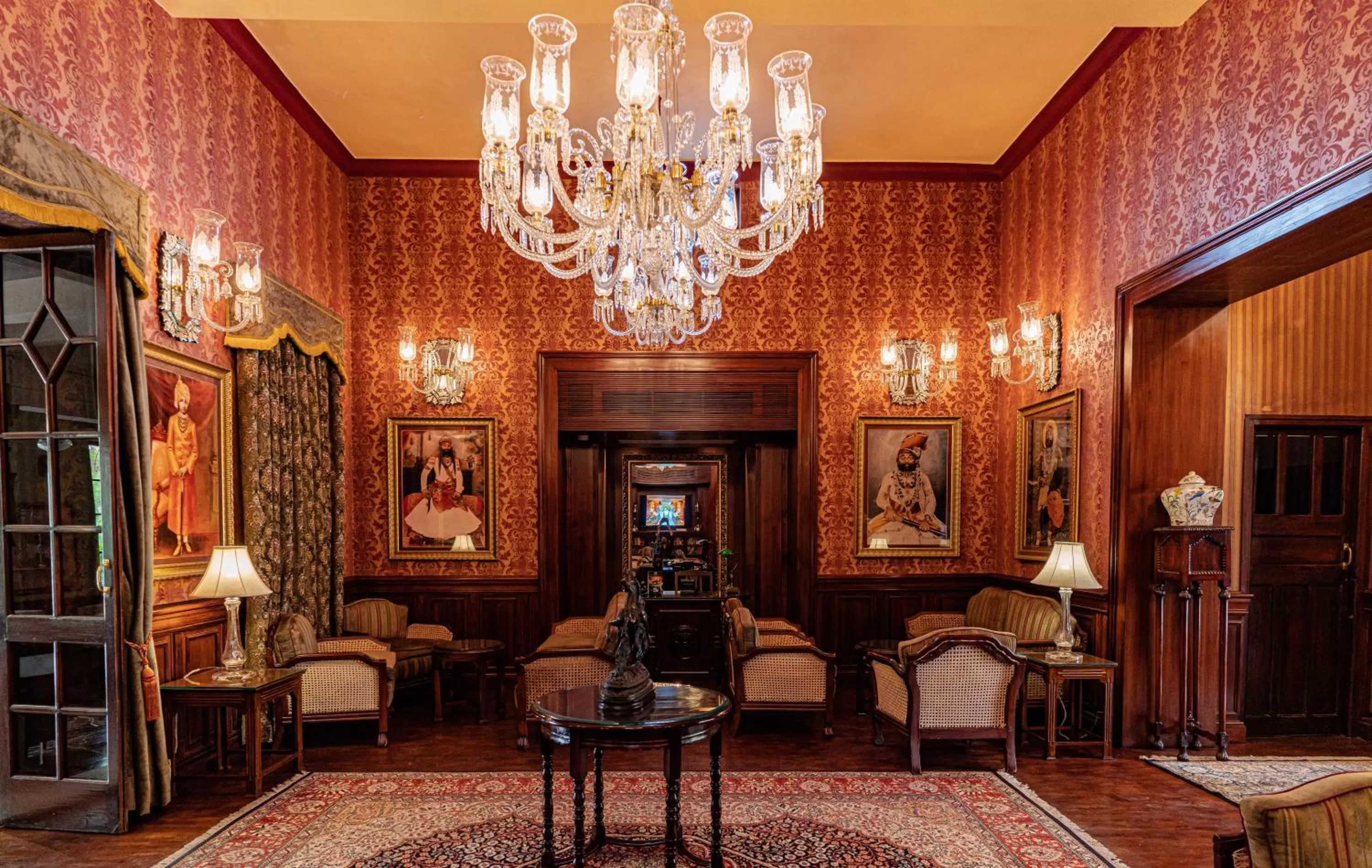 Lobby or reception in Ajit Bhawan - A Palace Resort