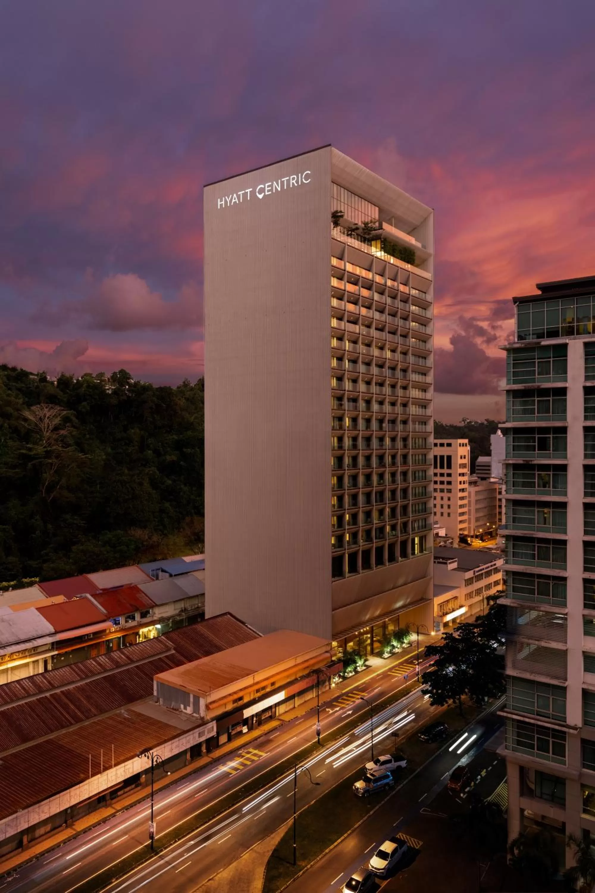 Property building in Hyatt Centric Kota Kinabalu