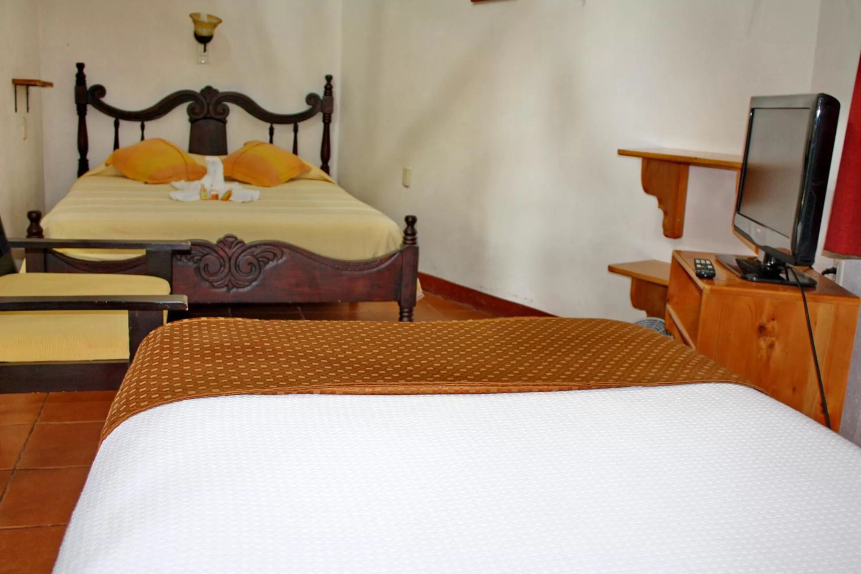 Bed in Cabañas Green House