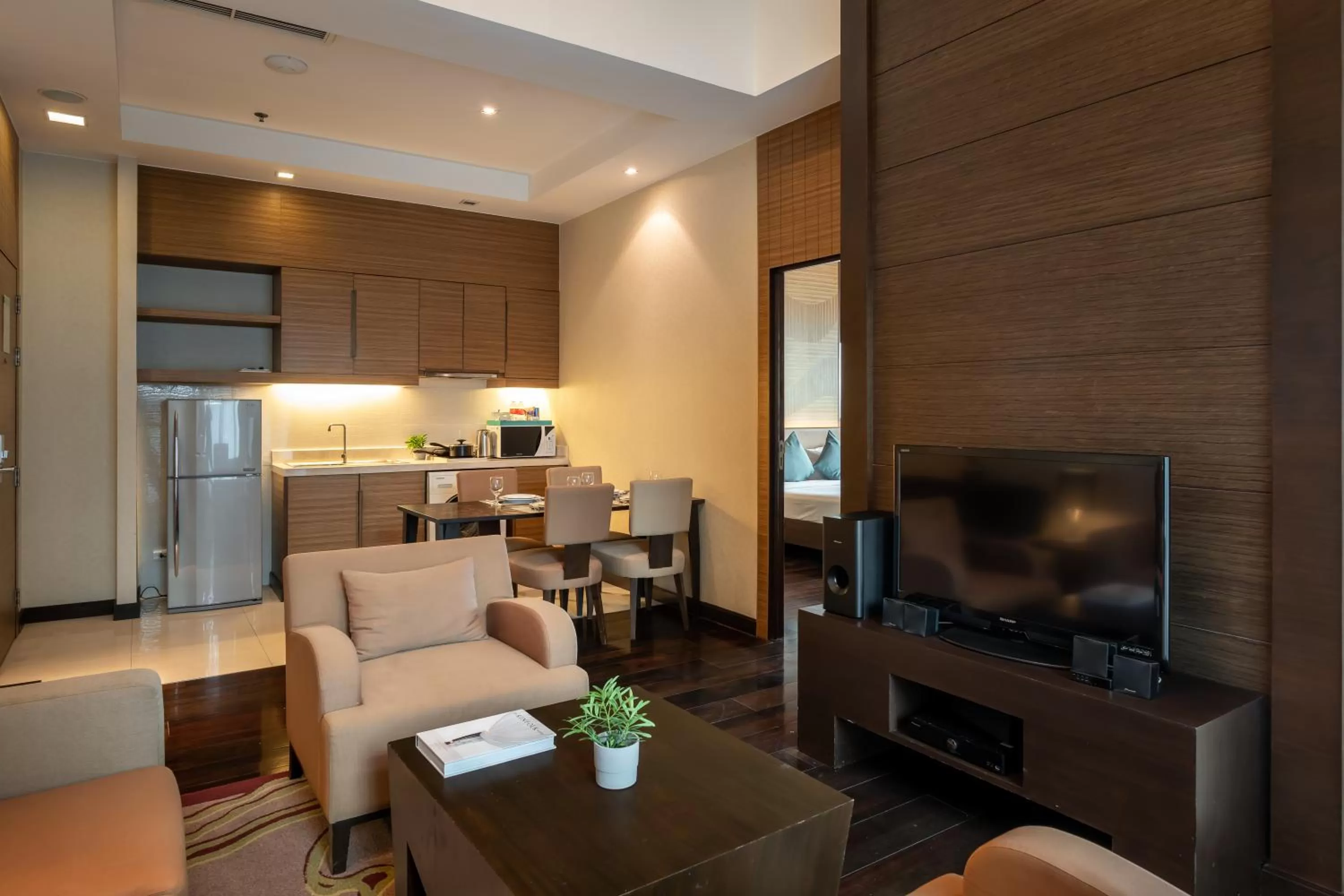 Living room in Jasmine Resort Bangkok