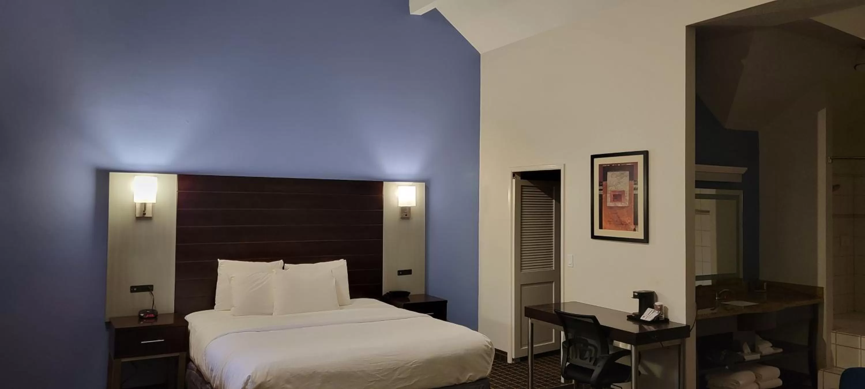 Bed in Hotel Solares