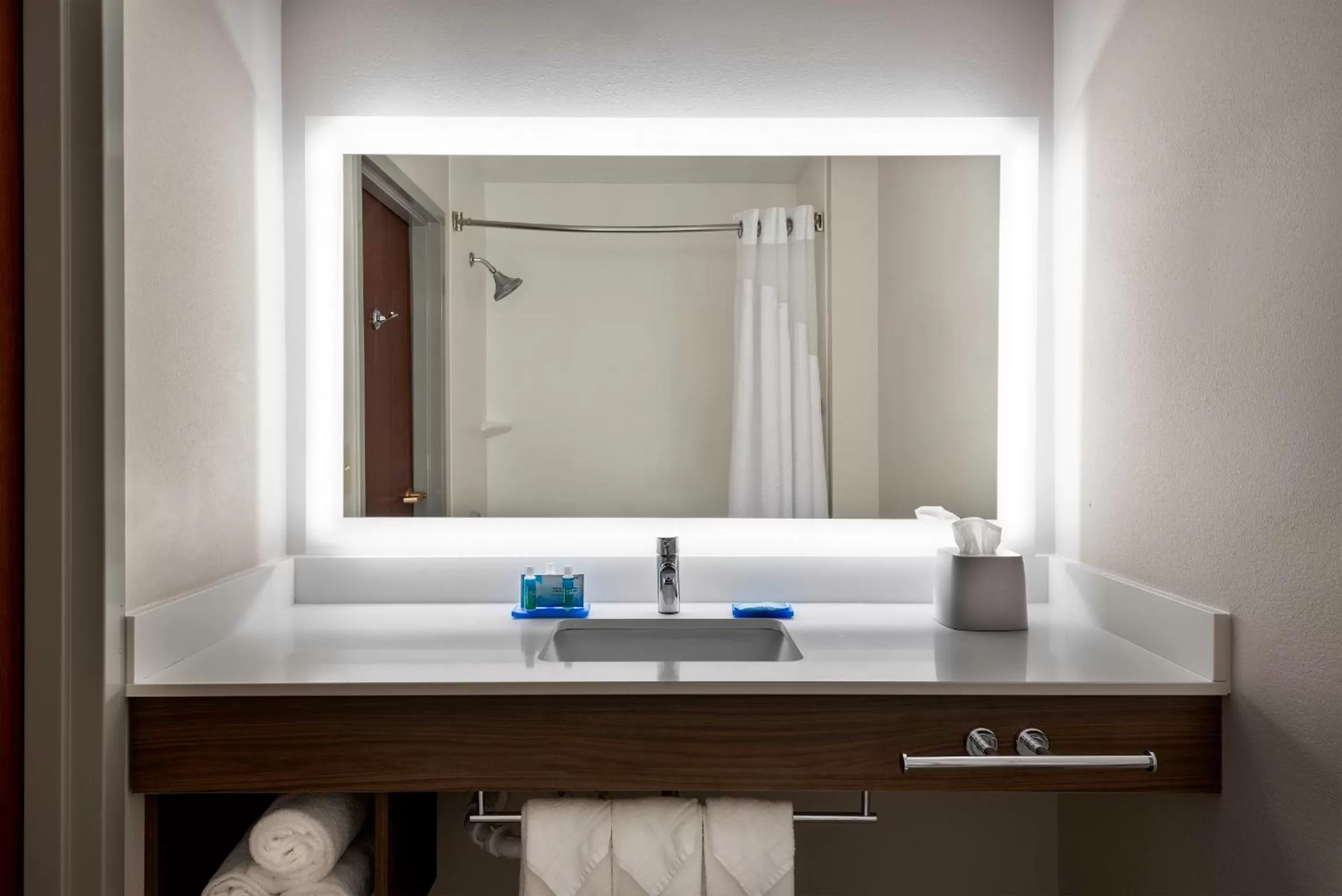 Bathroom in Holiday Inn Express & Suites Charlotte Arpt-Belmont by IHG