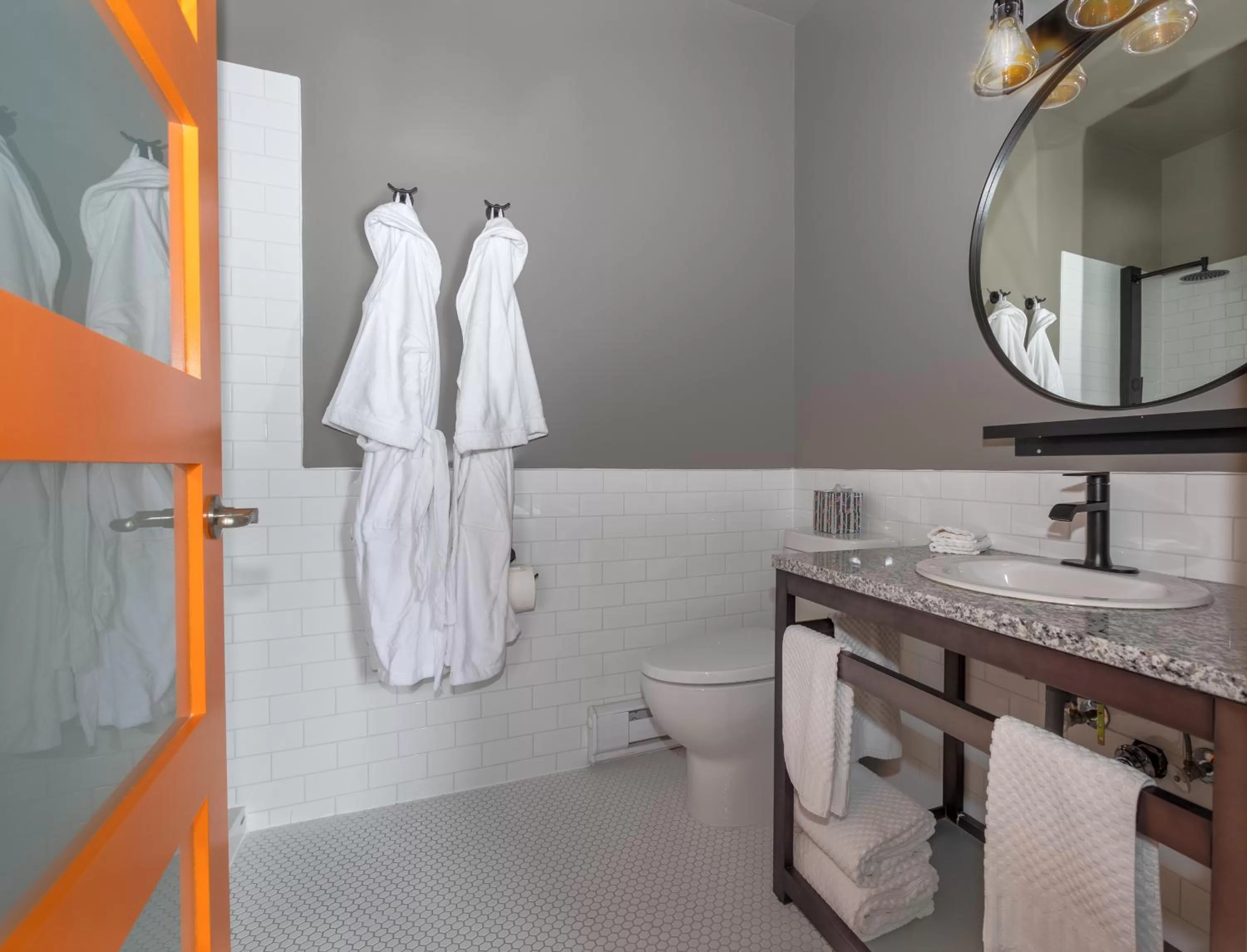 Bathroom in The Larix Hotel