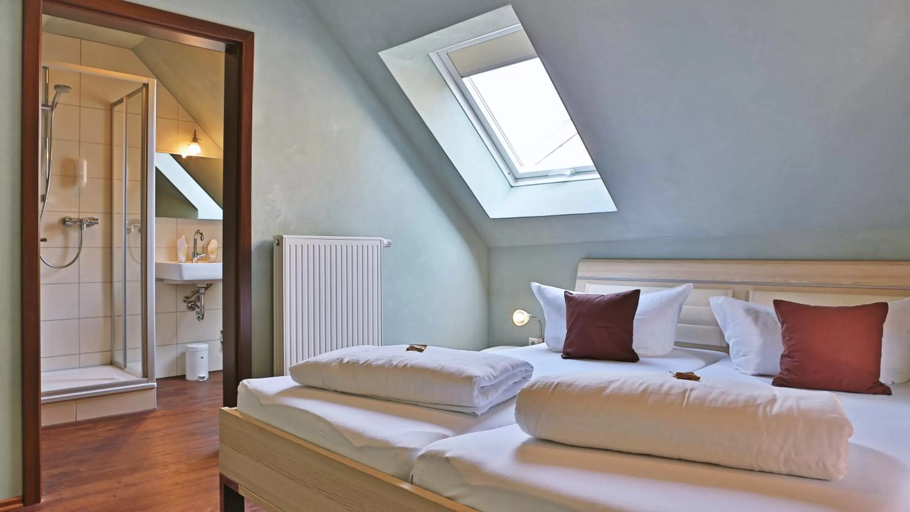 Bed in Burgers Hotel