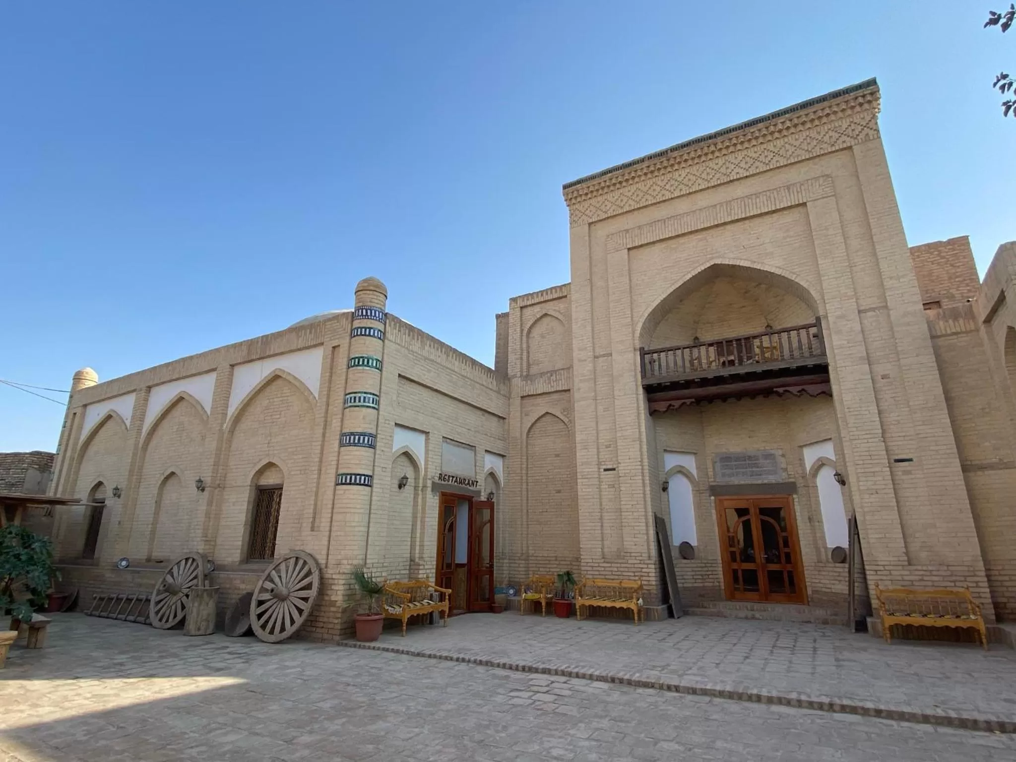 Facade/entrance, Property Building in madrasah Polvon-Qori boutique hotel